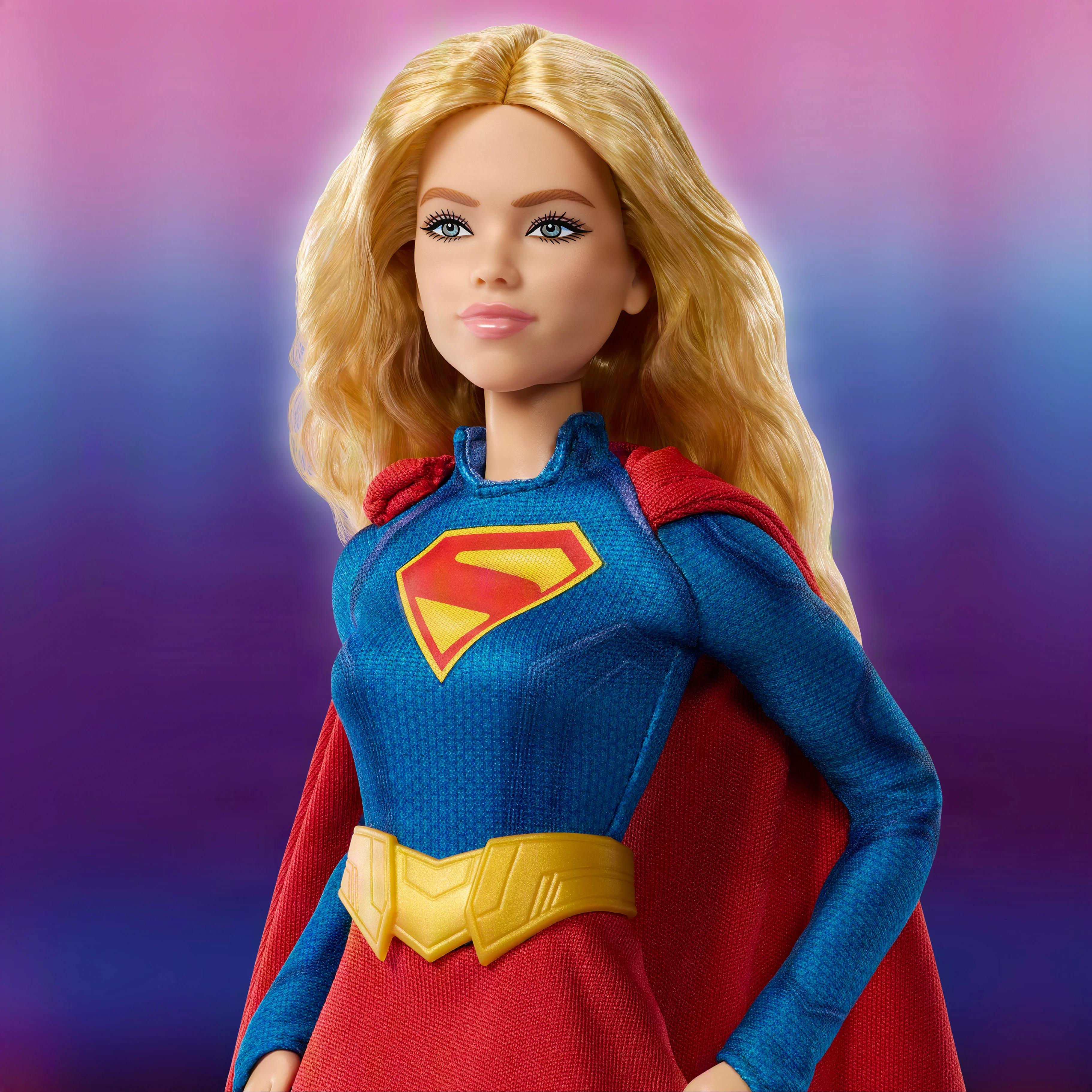 Barbie Signature DC Supergirl Fashion Doll, Super Hero Costume With Cape - Image 3