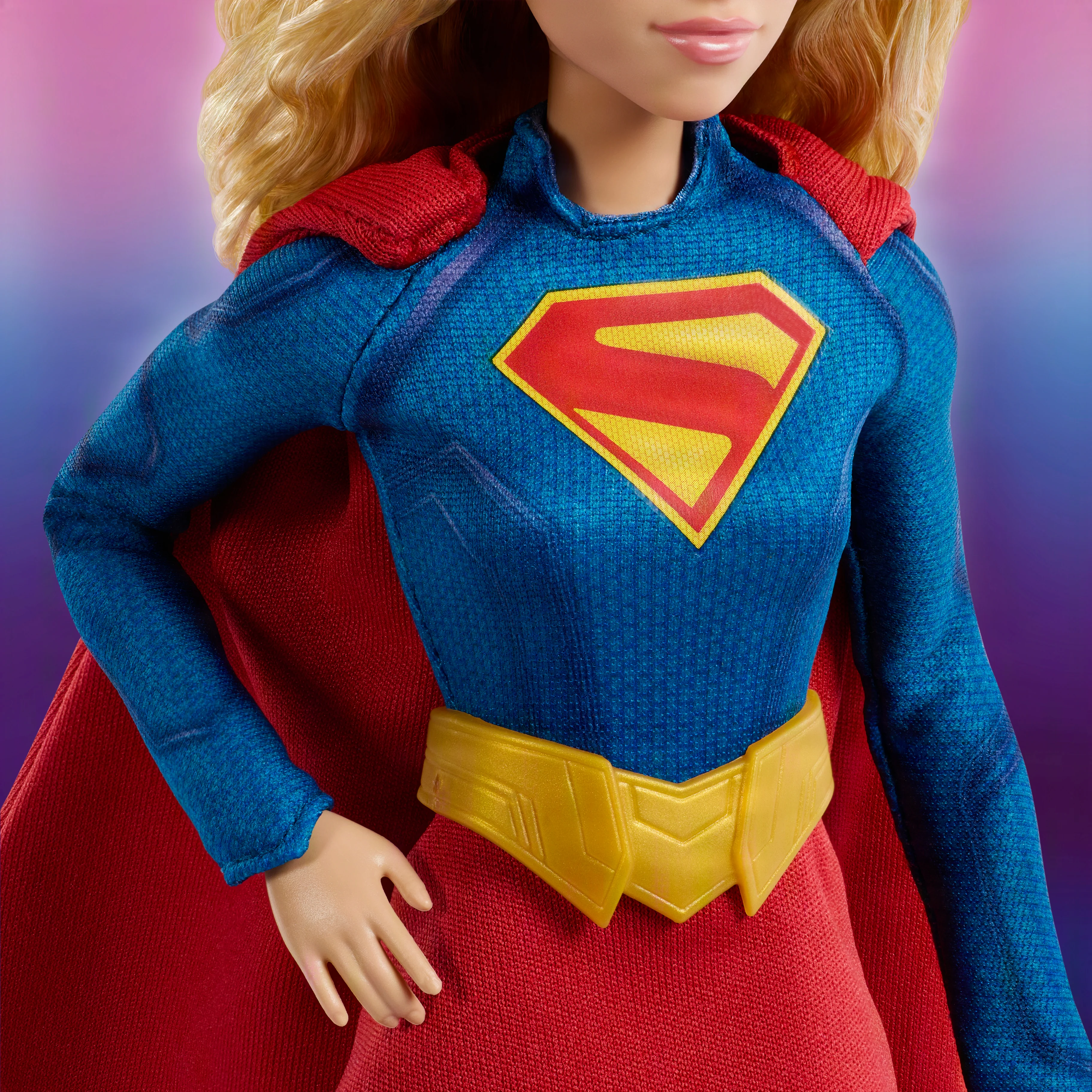 Barbie Signature DC Supergirl Fashion Doll, Super Hero Costume With Cape - Image 4