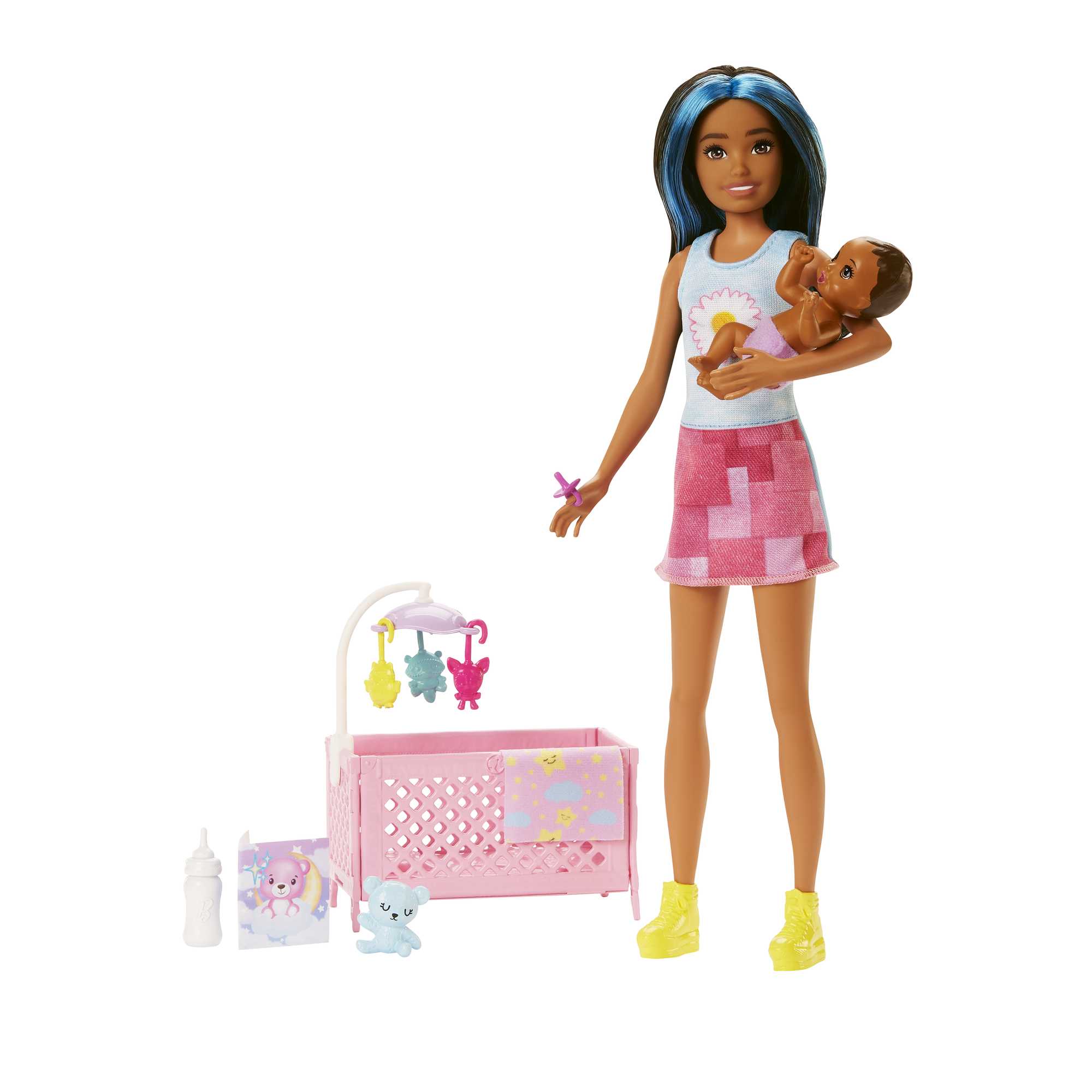 Barbie®-Skipper Baby-Sitter-Coffret Poupée et Accessoires