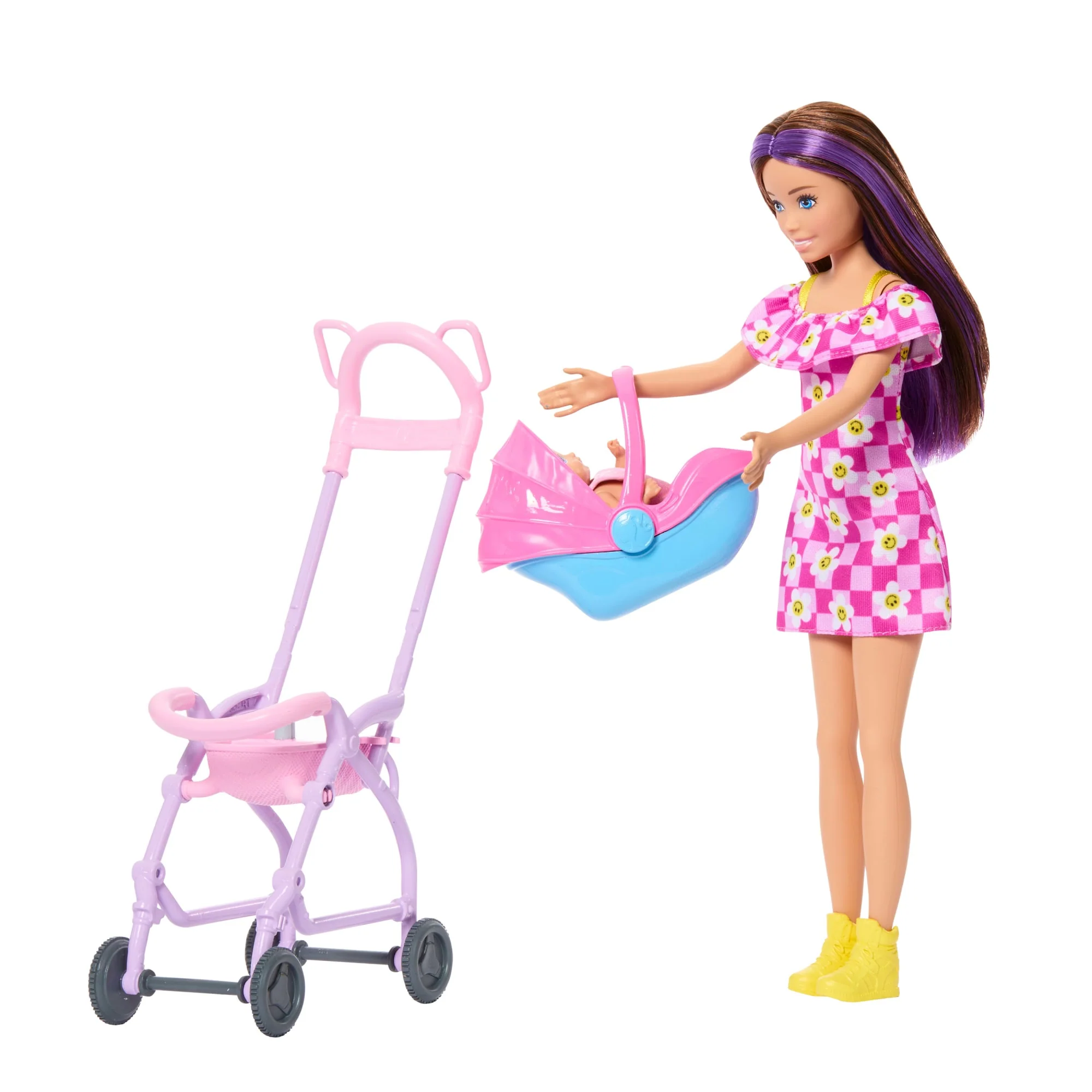 Barbie Skipper Babysitters Inc. Playset With Skipper Doll, Baby Doll, Stroller & 7 Accessories - Image 4