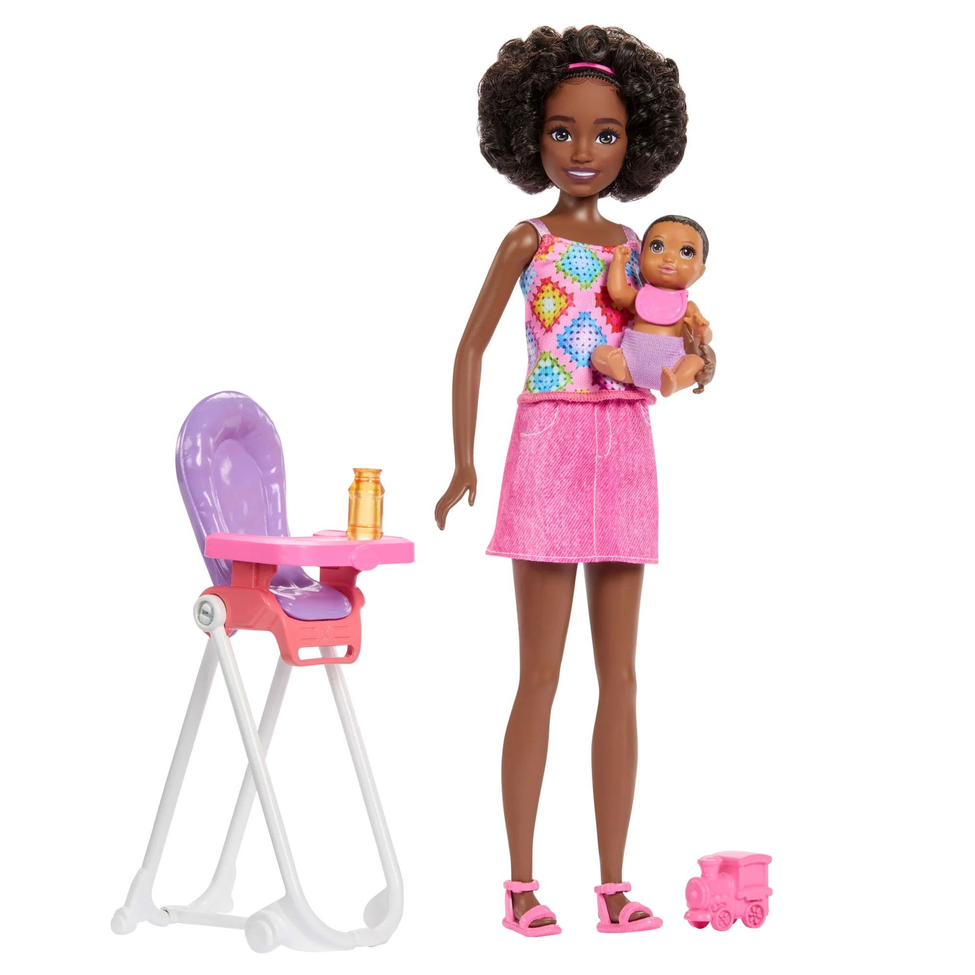 Barbie Skipper Babysitters Inc. Playset With Skipper Doll, Toddler Doll, High Chair & 8 Accessories - Image 4