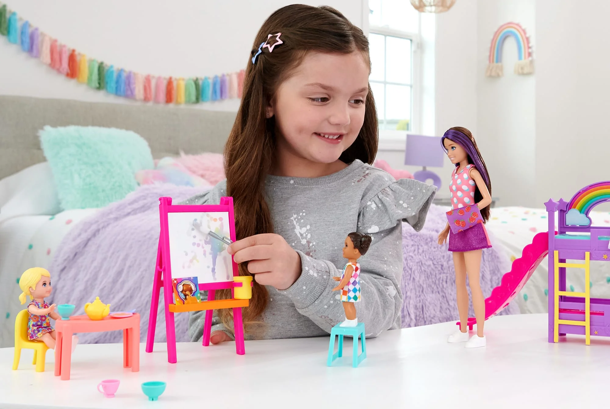 Barbie-Skipper Premiers Jobs Coffret Garderie-Poupées et Accessoires - Image 2