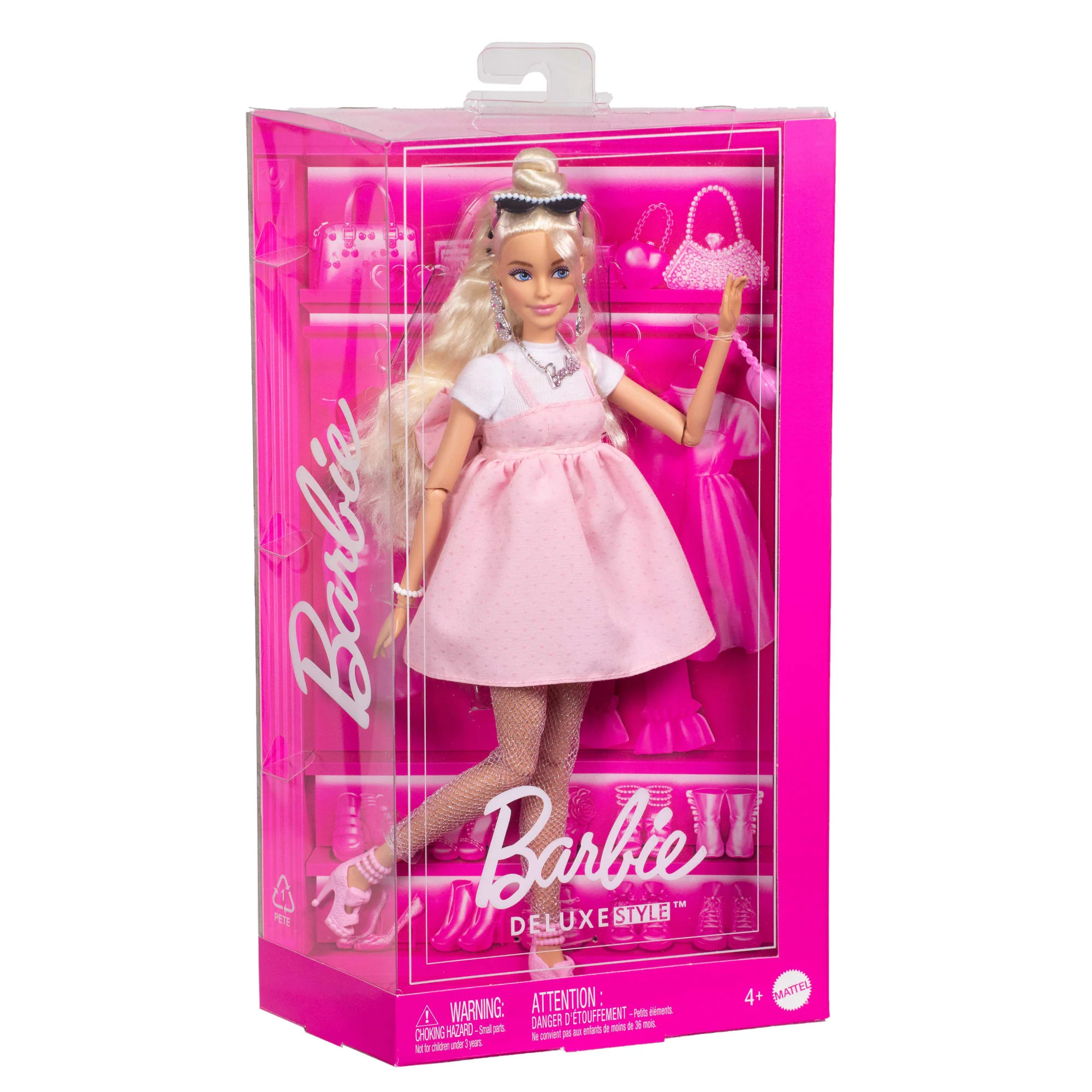 Barbie  Style de Luxe  Poupée3, Robe Barbiecore, Cheveux Blonds - Image 6