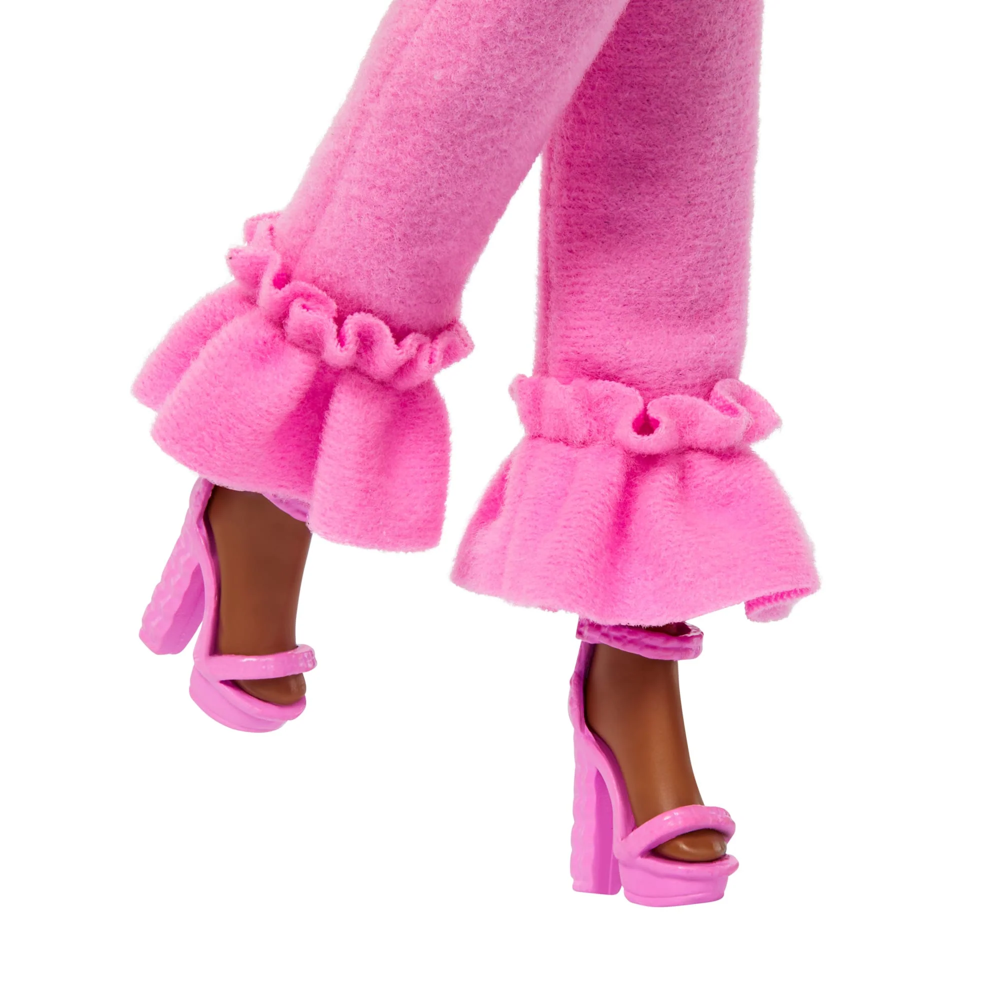 Barbie Style de Luxe Poupée4, Combinaison Rose, Cheveux Tressés - Image 4