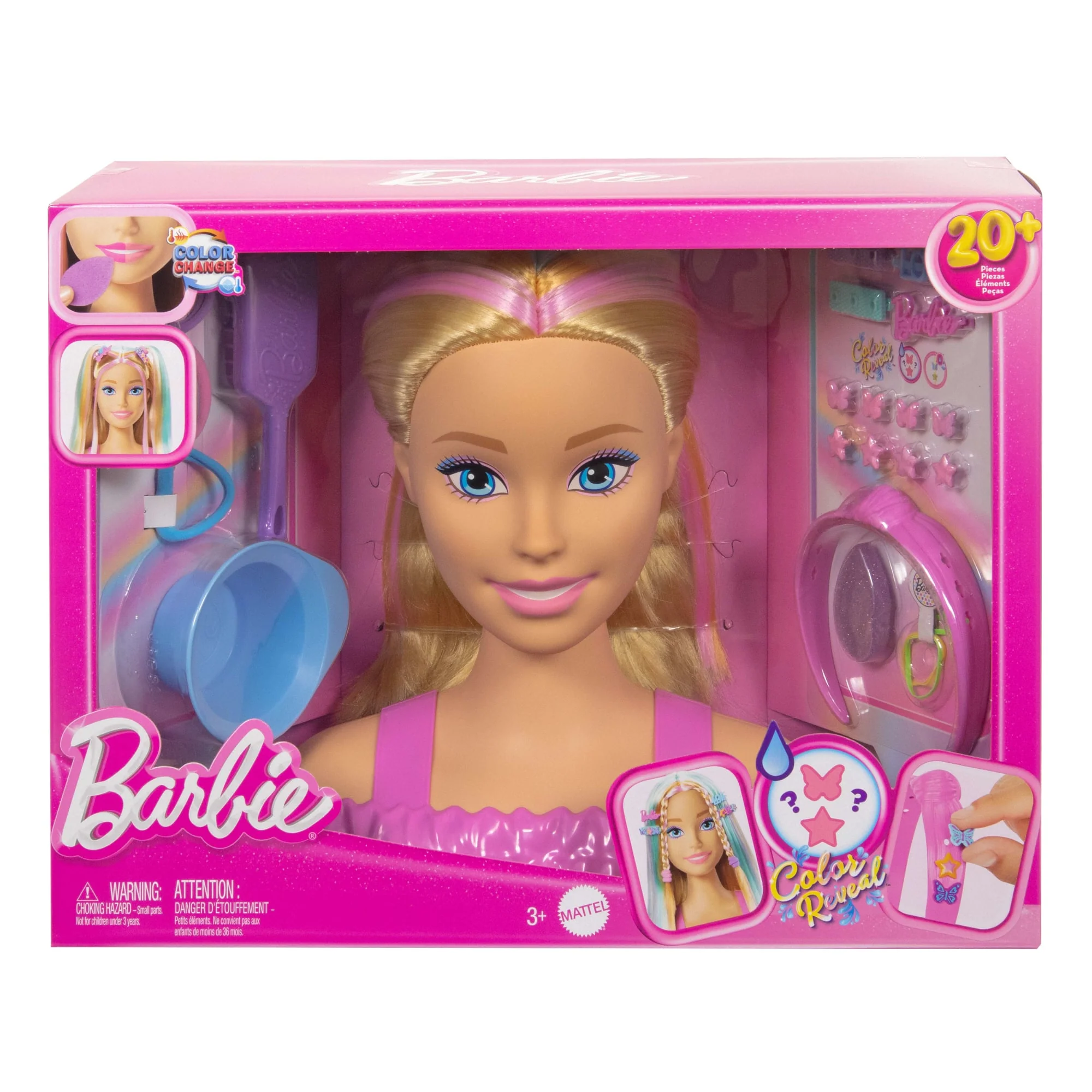 Barbie Tête à Coiffer, Cheveux Blonds, 20+ Accessoires - Image 6
