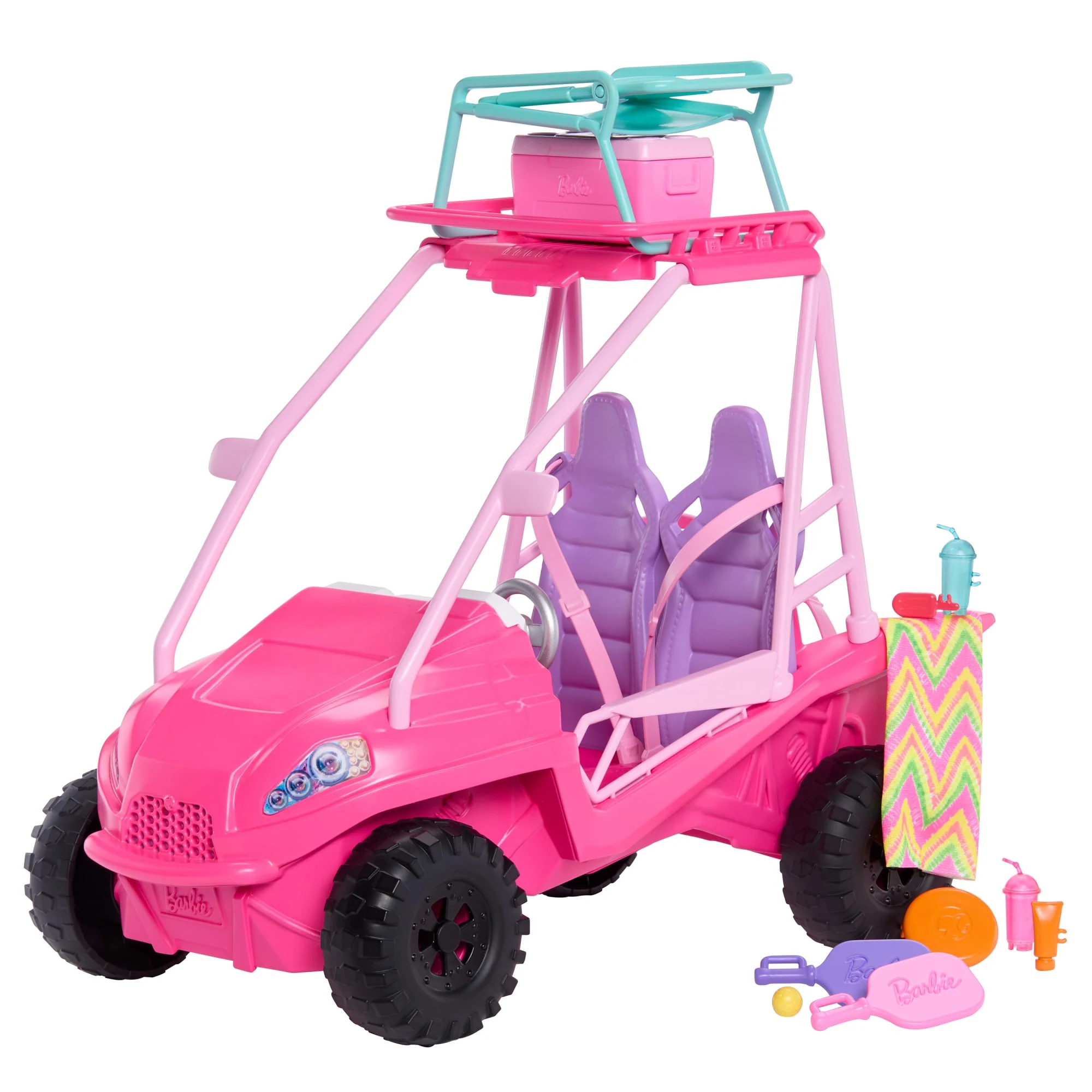 Barbie Veículo para Boneca Os Mistérios da Barbie: Detetives da Praia Beach Buggy