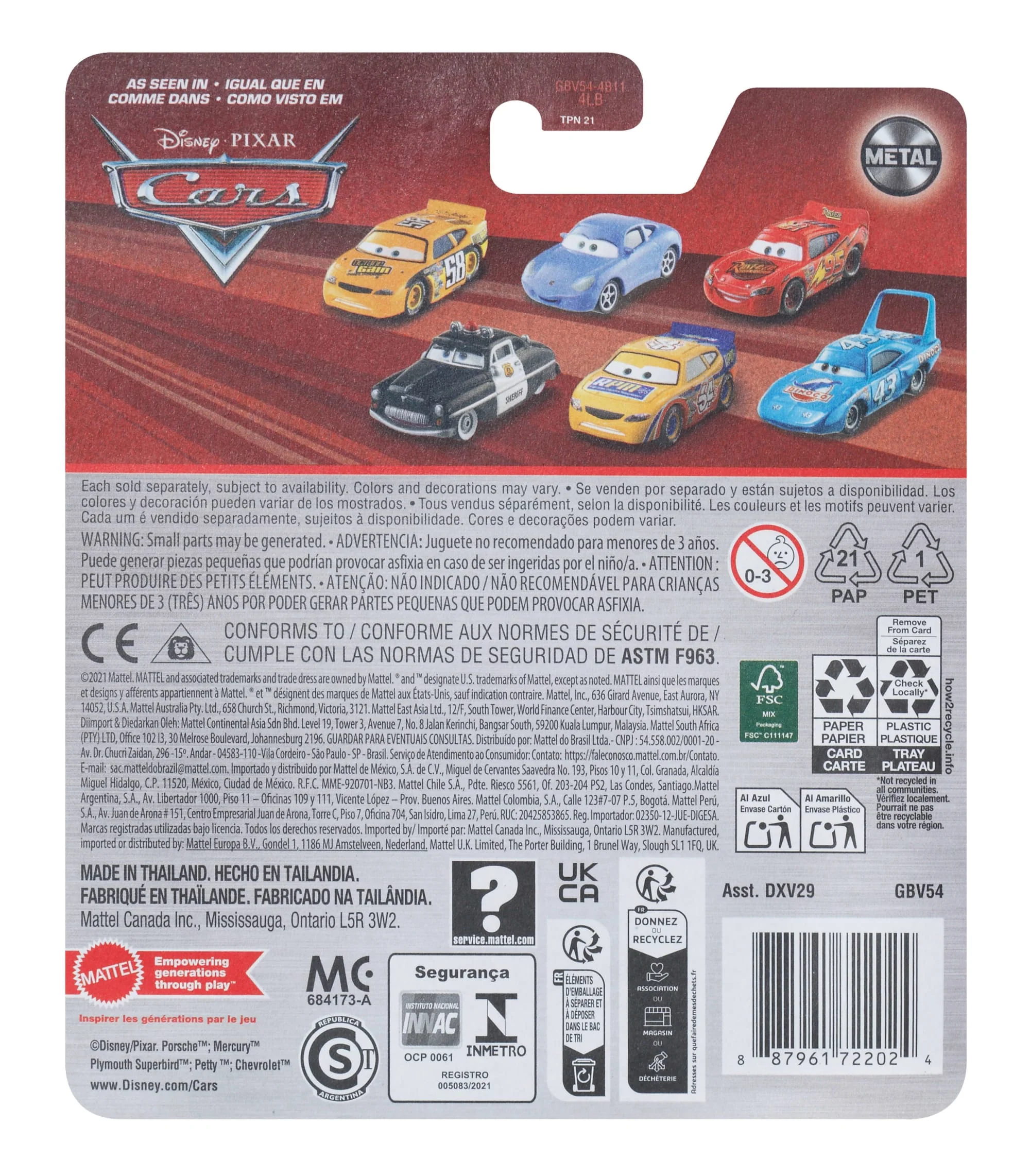 Carros da Disney e Pixar Diecast Veículo de Brinquedo Ramone Hidráulico - Image 5