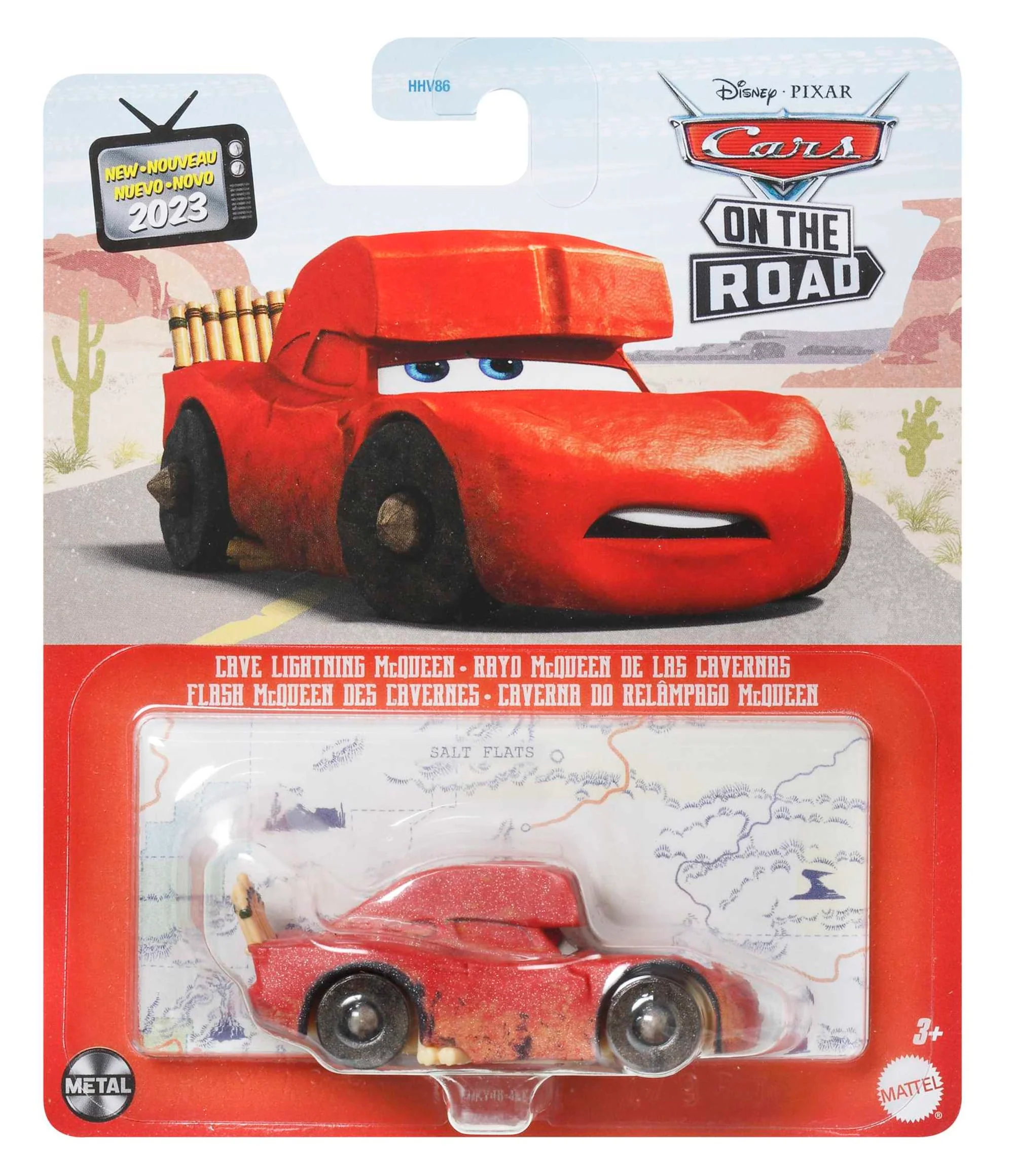 Carros da Disney e Pixar Diecast Veículo de Brinquedo Relâmpago McQueen das Cavernas - Image 4