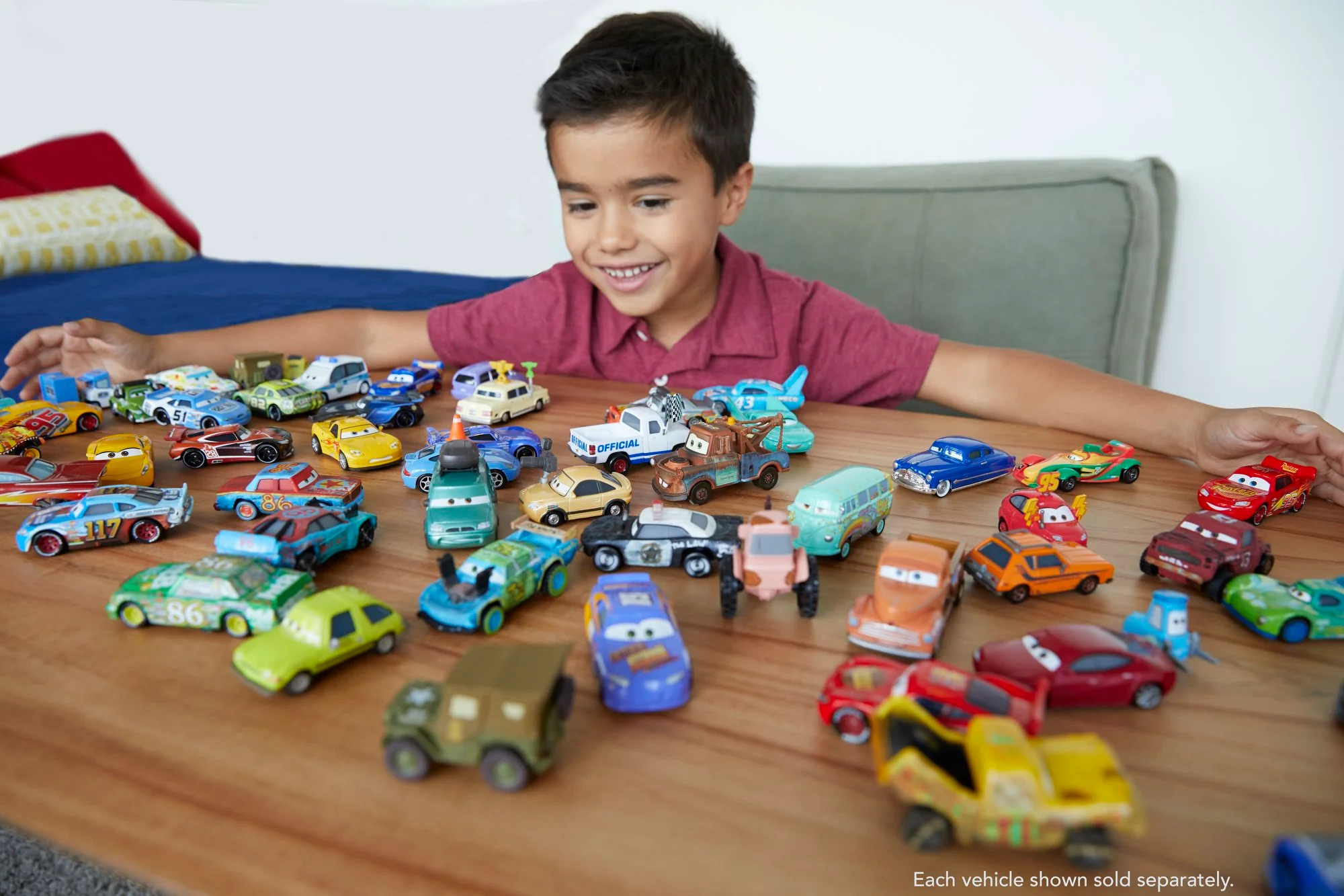 Carros da Disney e Pixar Diecast Veículo de Brinquedo Sally