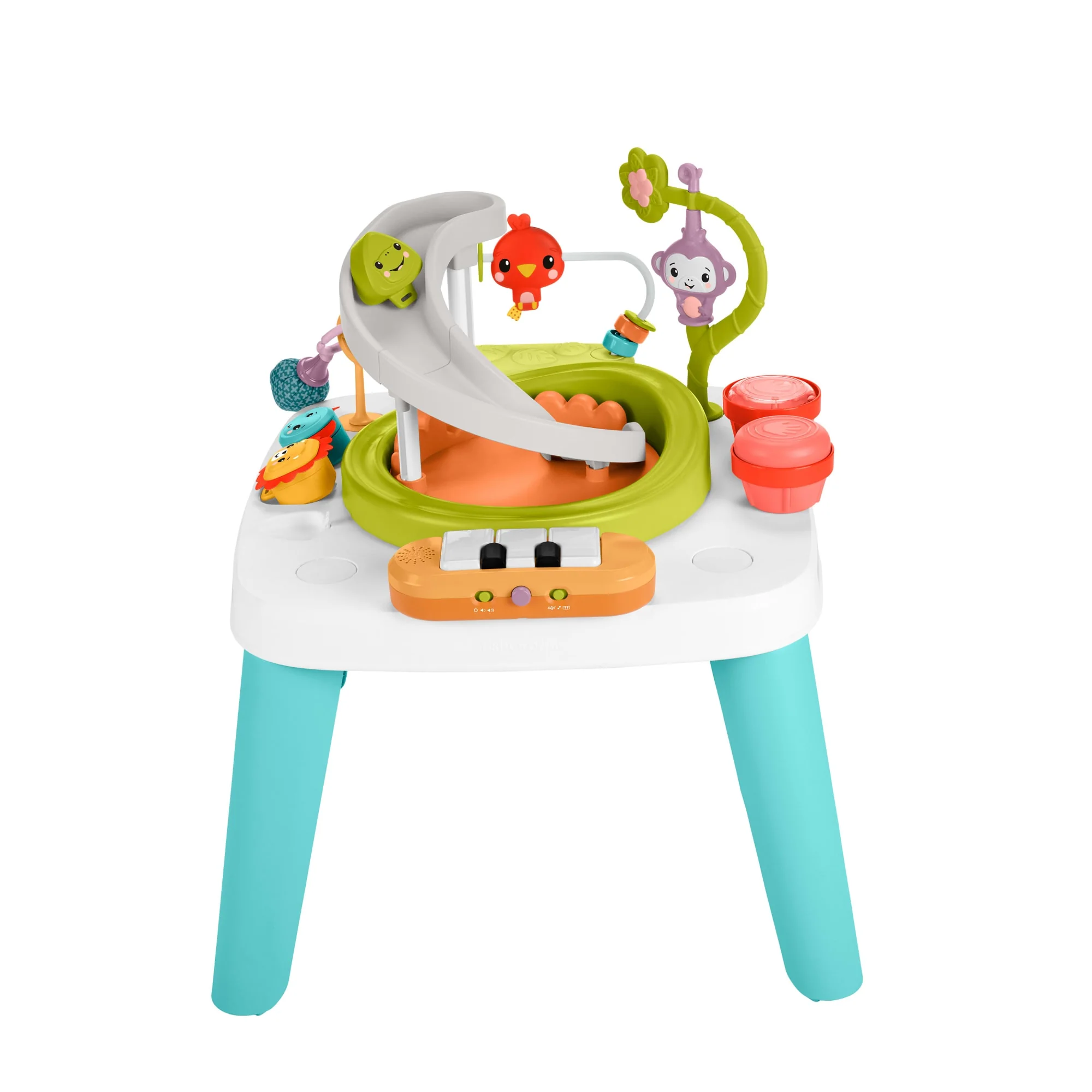 Centre D’Activités Musicales Pour Bébés et Table de Jeu Pour Tout-Petits Singe Violet 2 en 1 Fisher-Price