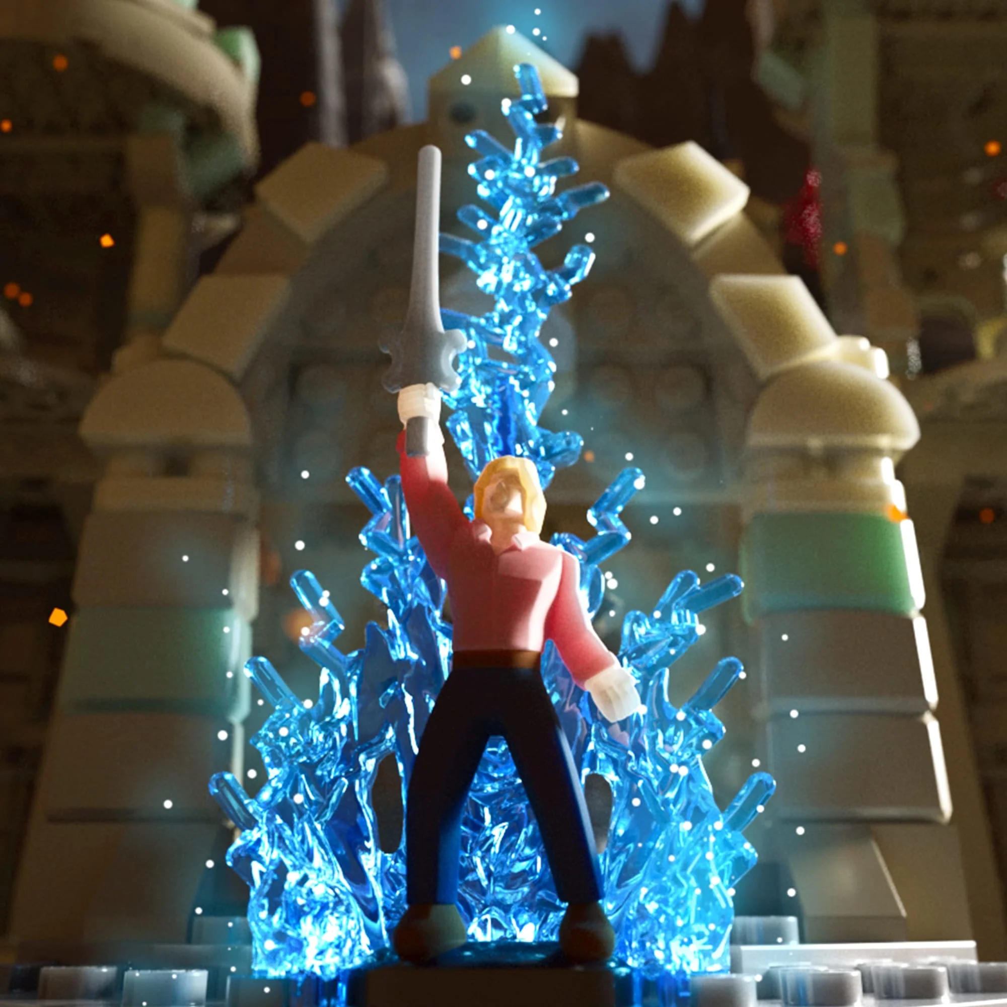 Coffret de Construction La Bataille du Château de Grayskull Mattel Brick Shop - Image 6