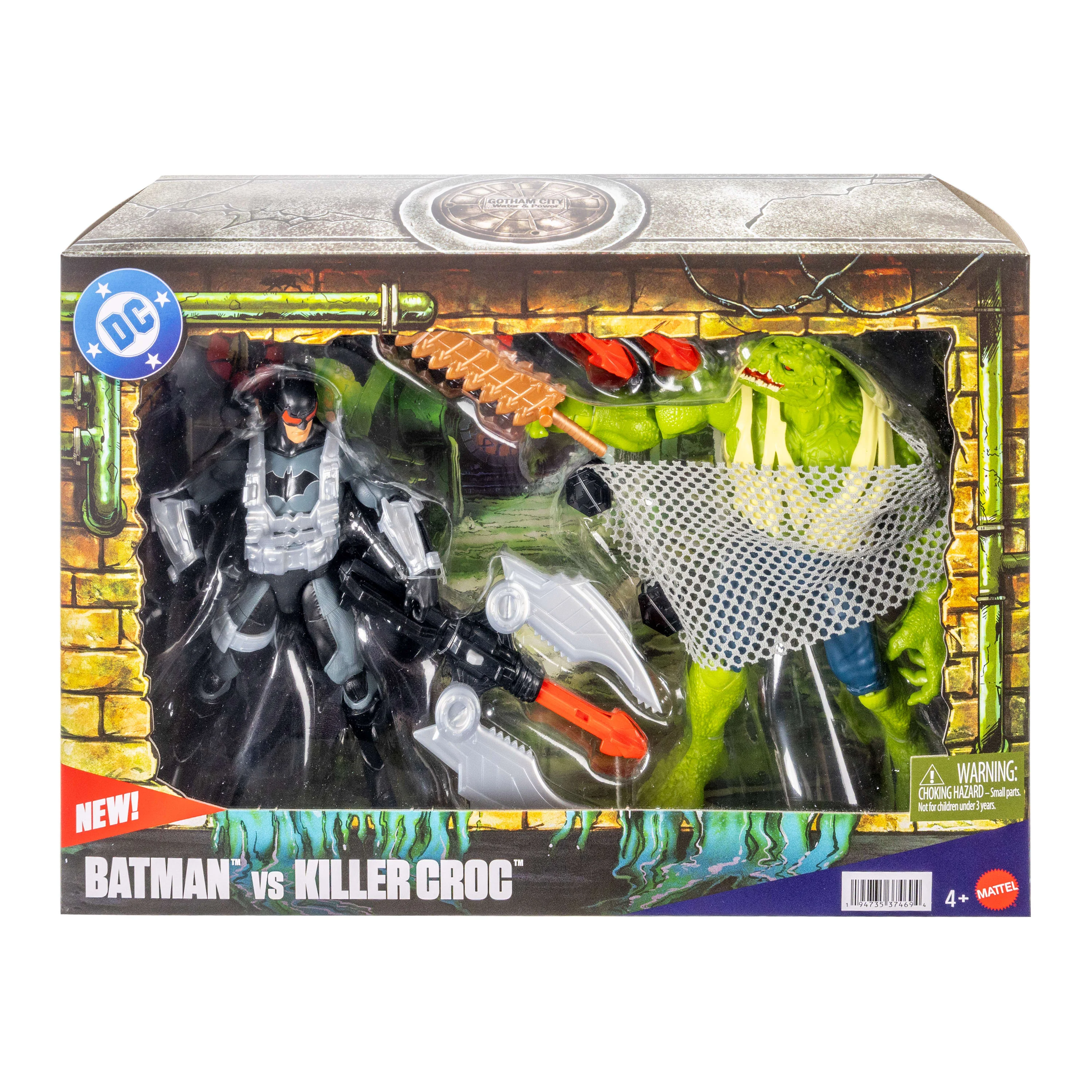 DC Premier Batman vs Killer Croc 2 Pack, 6.5 Inch Scale 22 Points Articulation & Accessories - Image 6