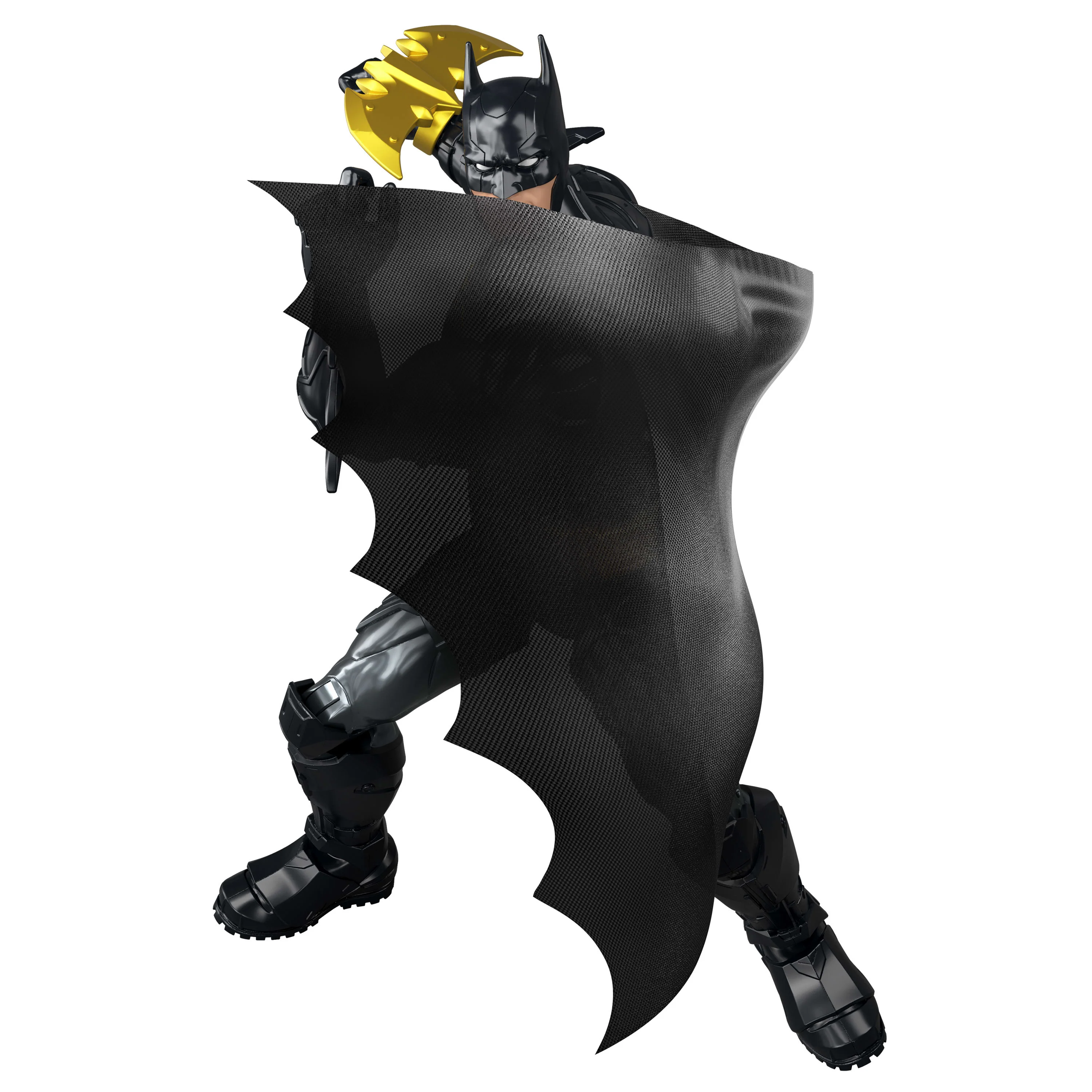DC Crime Crusher Batman Action Figure, 25 Plus Phrases & Sounds, Articulation, 4 Weapons - Image 5