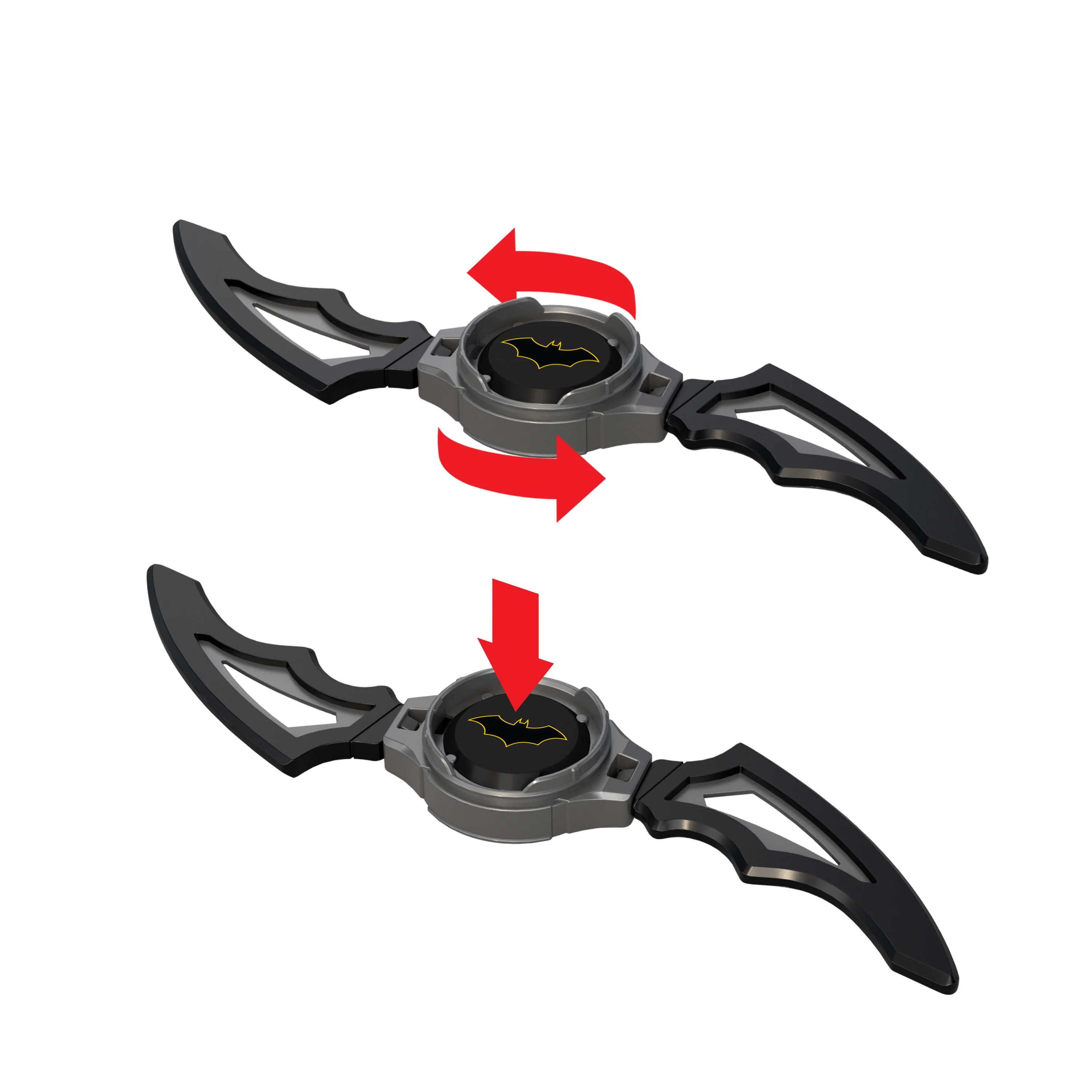 DC Premier Batlink Batarang Role Play Toy, Iconic Batman Boomerang Weapon 8 Inches Wide - Image 3