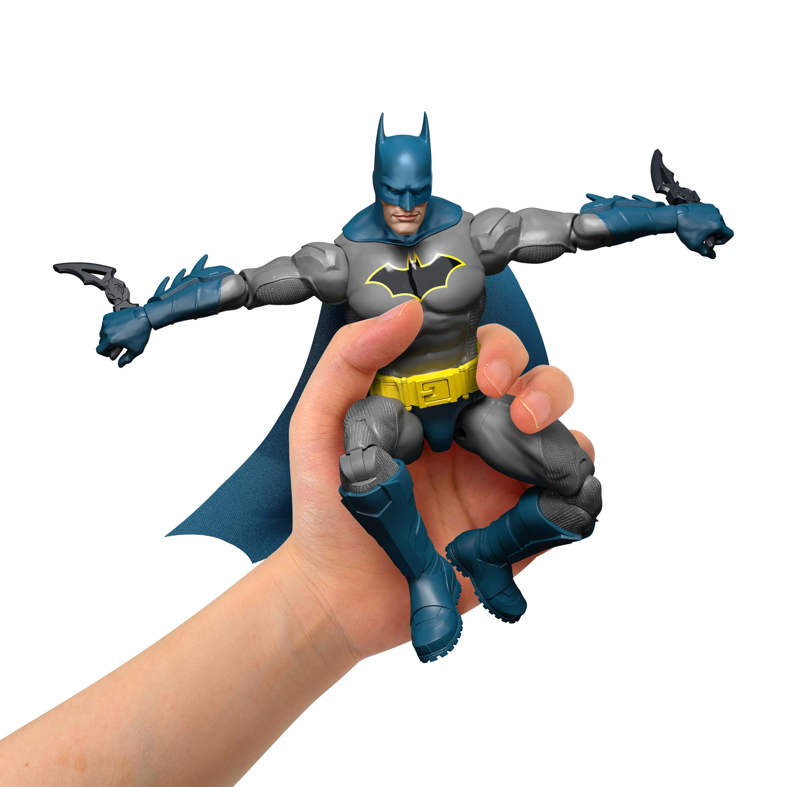 DC Premier 6.5 Inch Batman Action Figure Series 1, Detailed Design 22 Articulations & Cape - Image 3