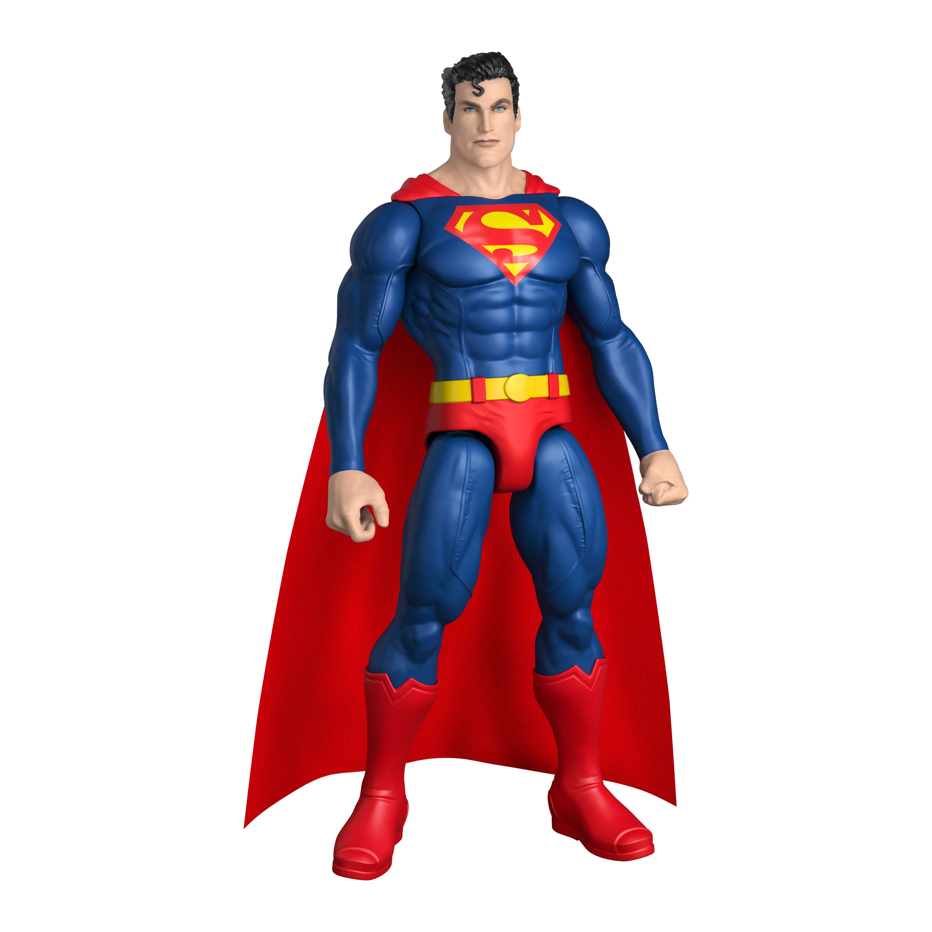 DC 12-Inch Superman Action Figure, Classic Super Suit, 7 Points Of Articulation