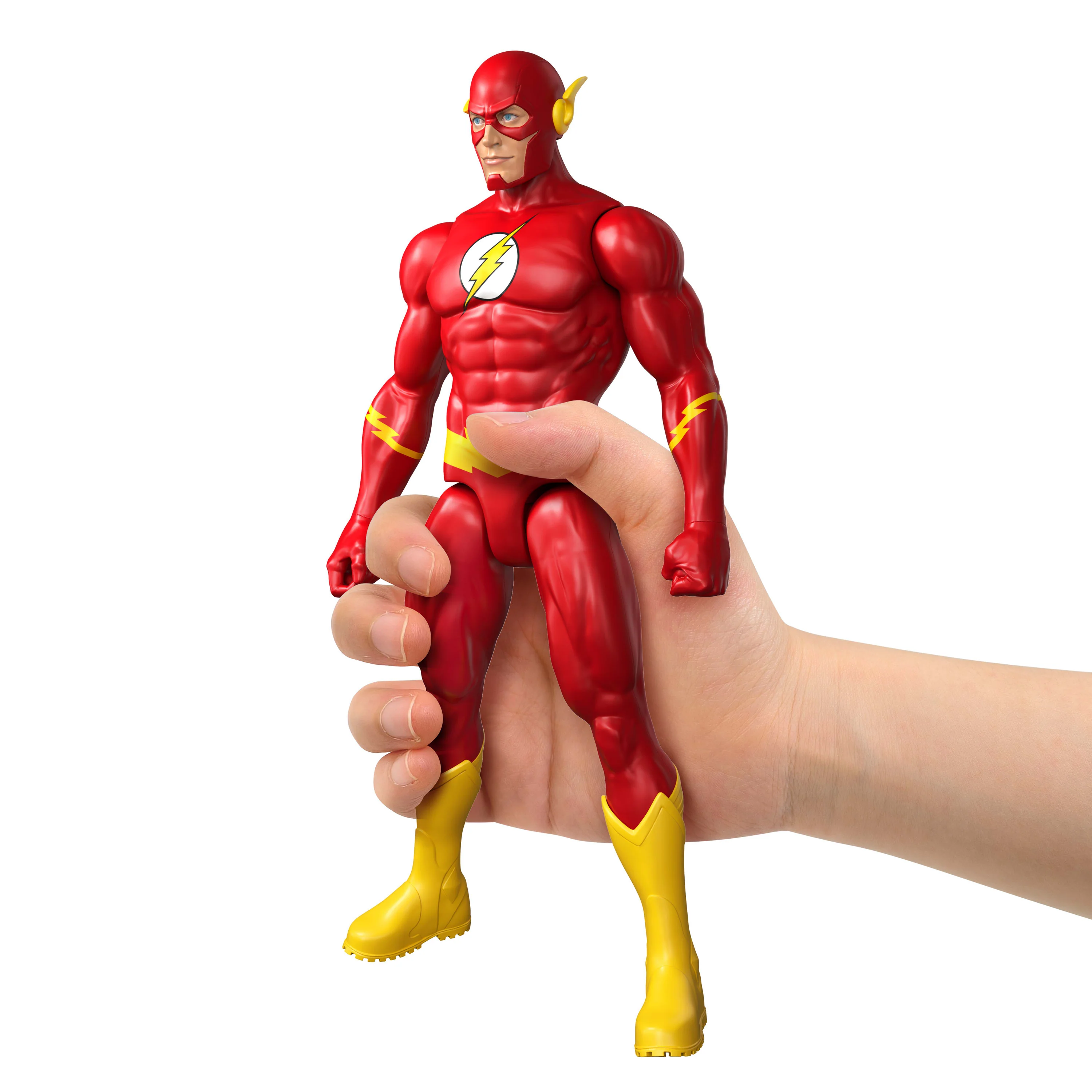 DC 12 Inch The Flash Action Figure, Classic Super Suit, 7 Points Of Articulation - Image 2
