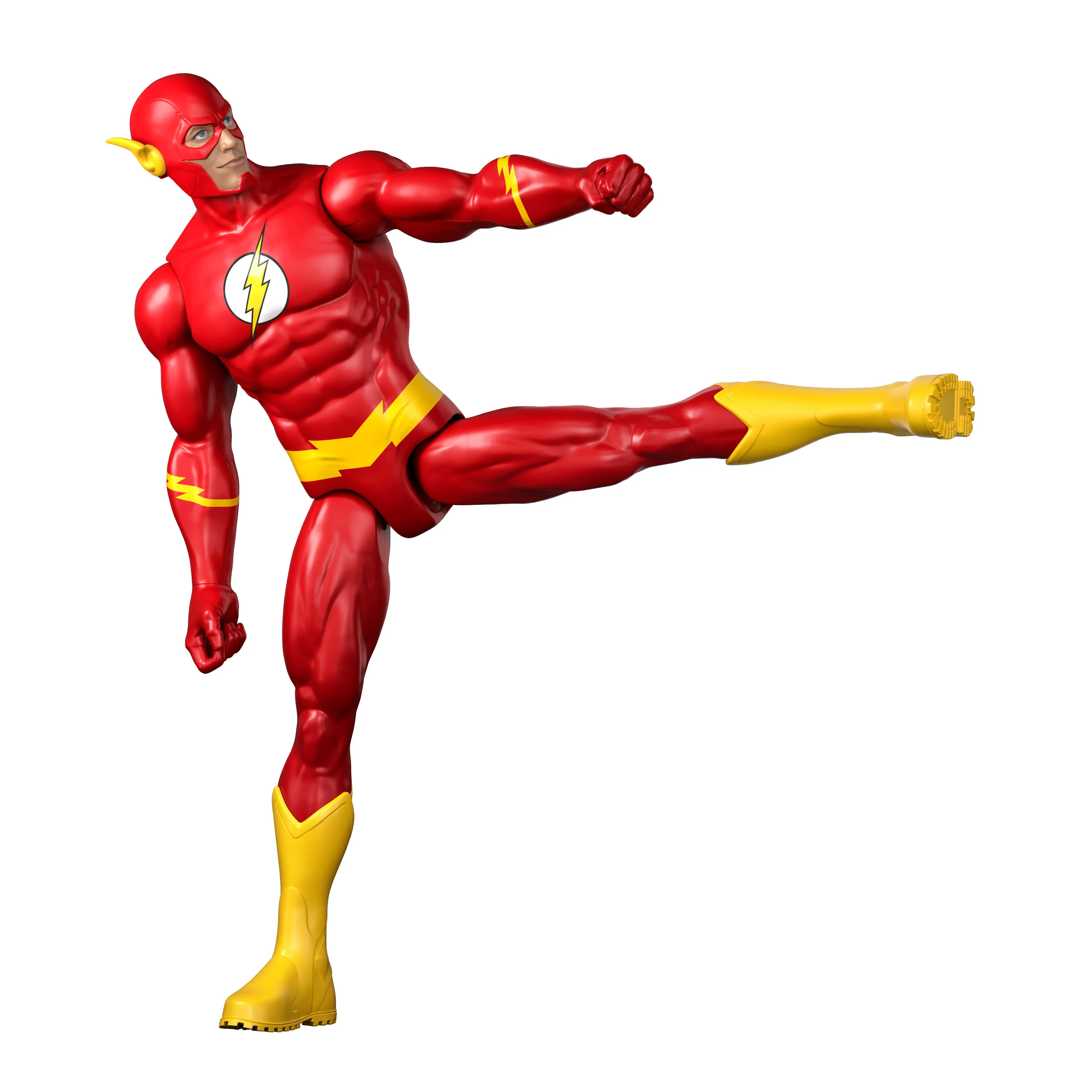 DC 12 Inch The Flash Action Figure, Classic Super Suit, 7 Points Of Articulation - Image 3
