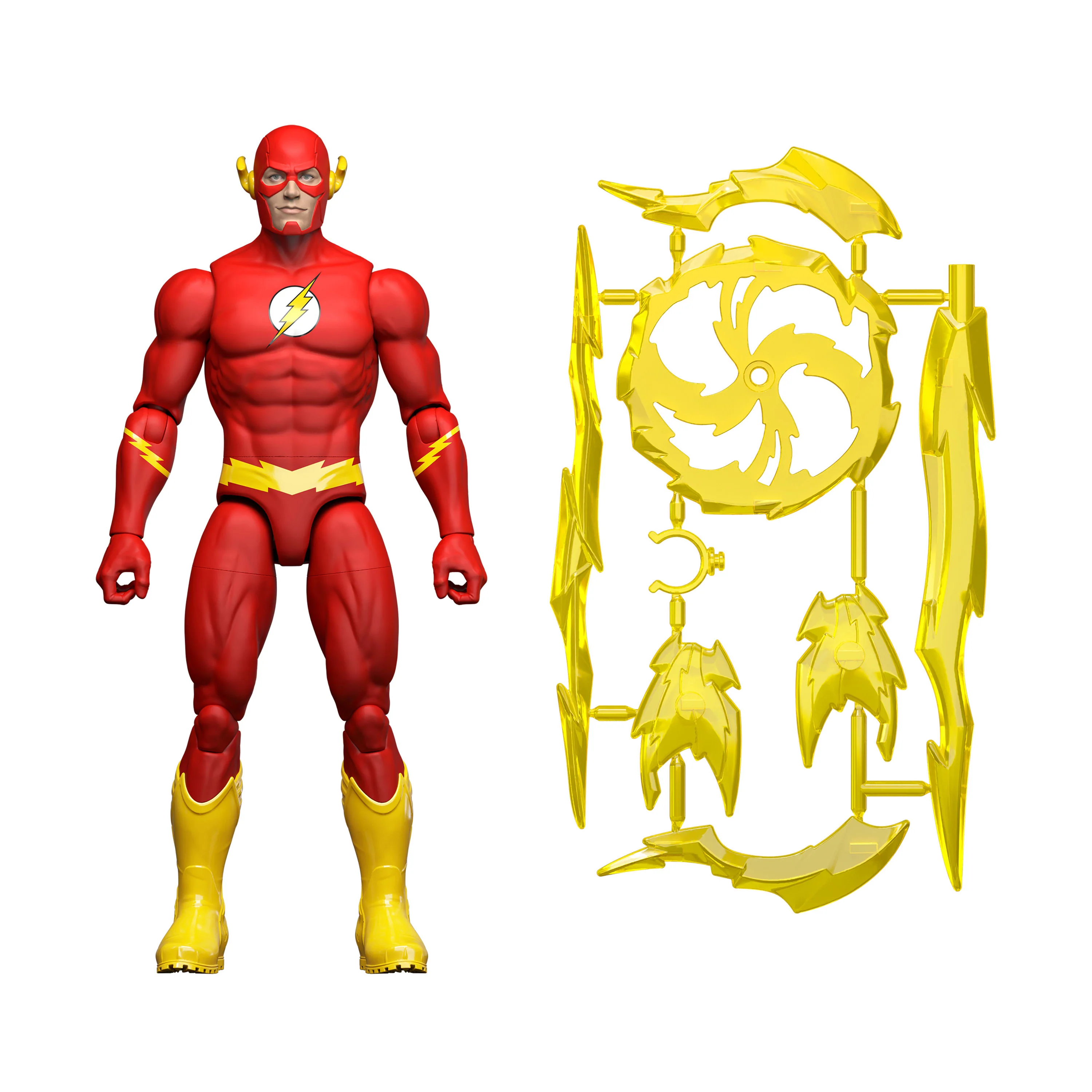 DC Premier 6.5 Inch The Flash Action Figure Series 1, Detailed Design With 22 Articulations - Image 4
