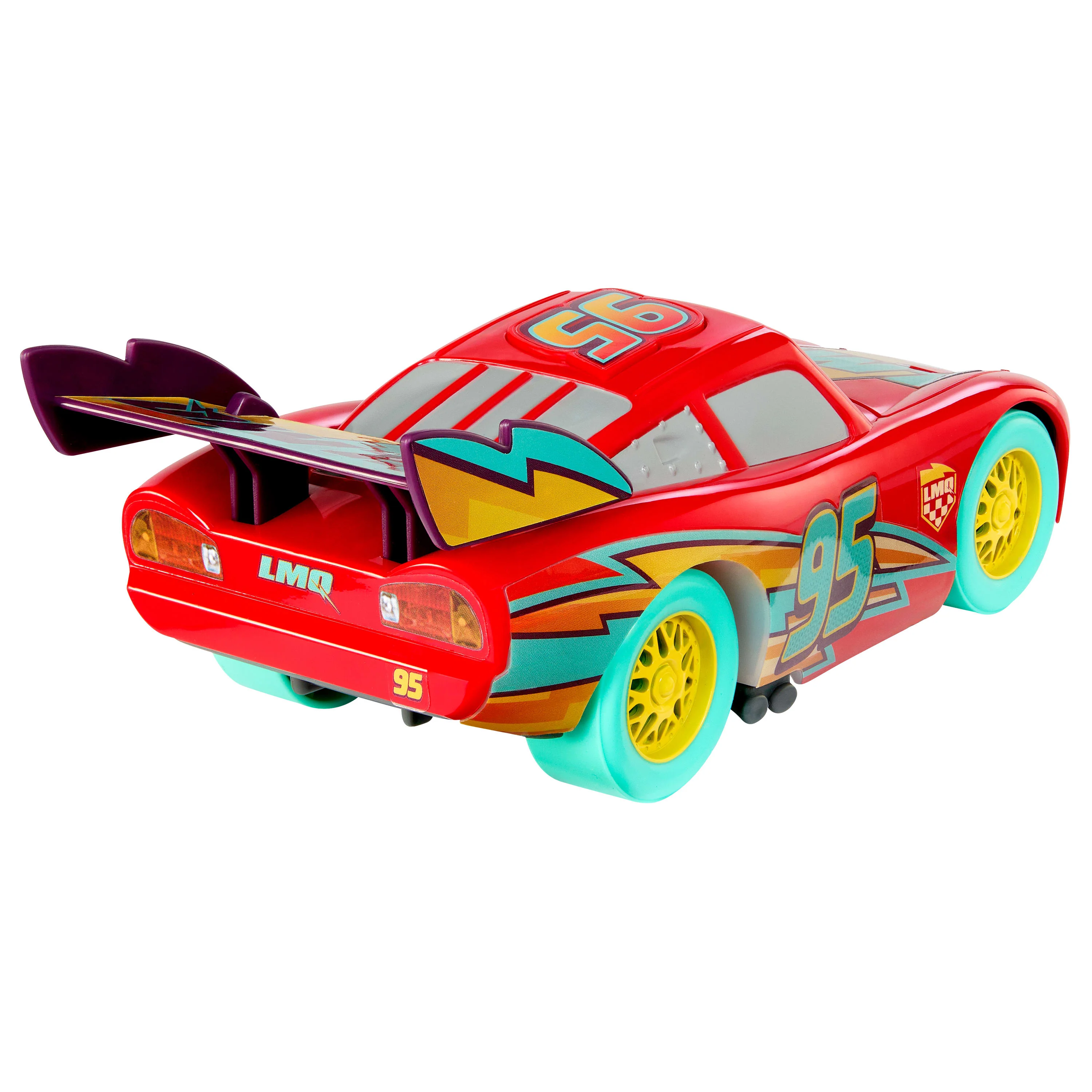 Disney And Pixar Cars Race To Celebrate Lights & Sounds Lightning Mcqueen, Large-Scale Toy Vehicle - Image 3