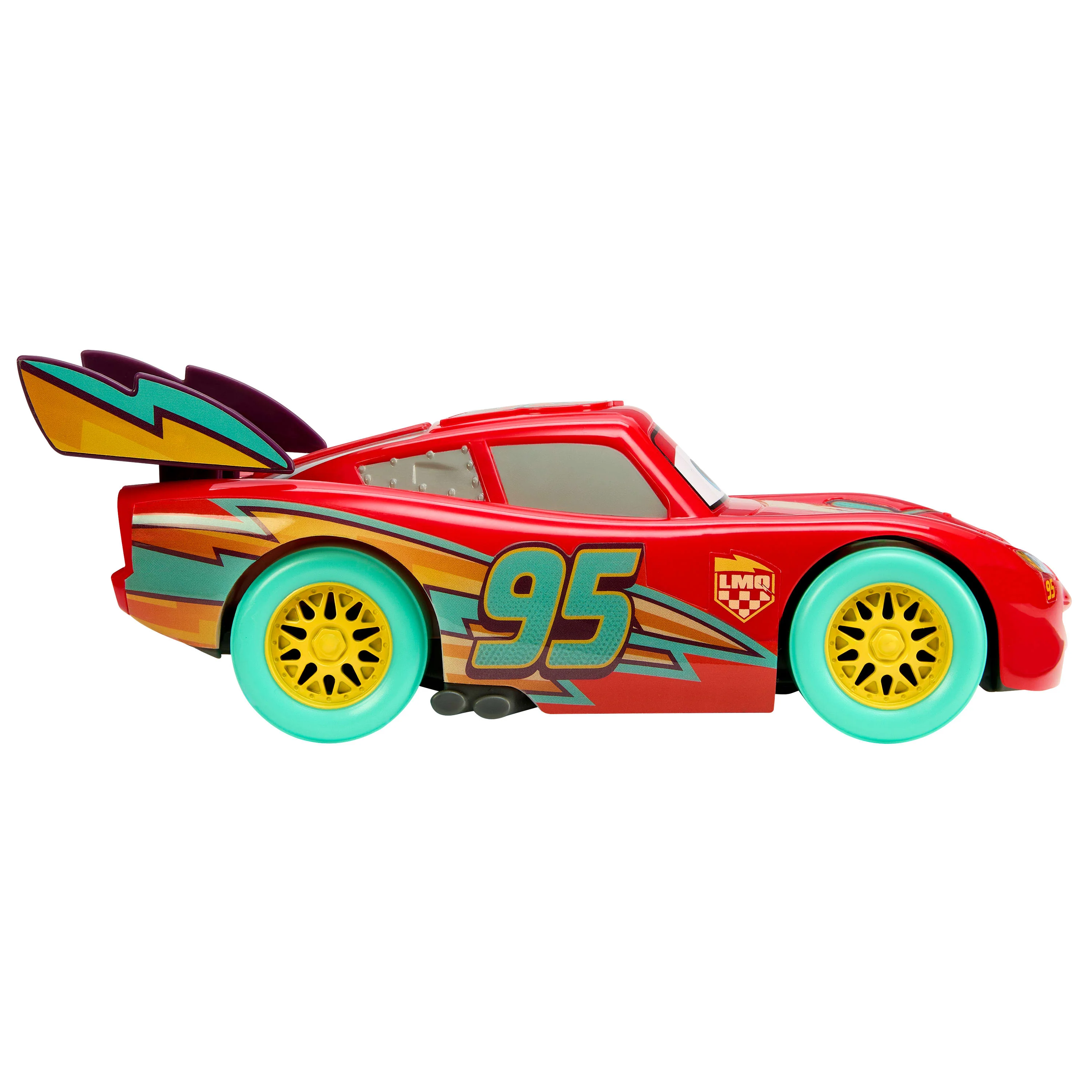 Disney And Pixar Cars Race To Celebrate Lights & Sounds Lightning Mcqueen, Large-Scale Toy Vehicle - Image 5