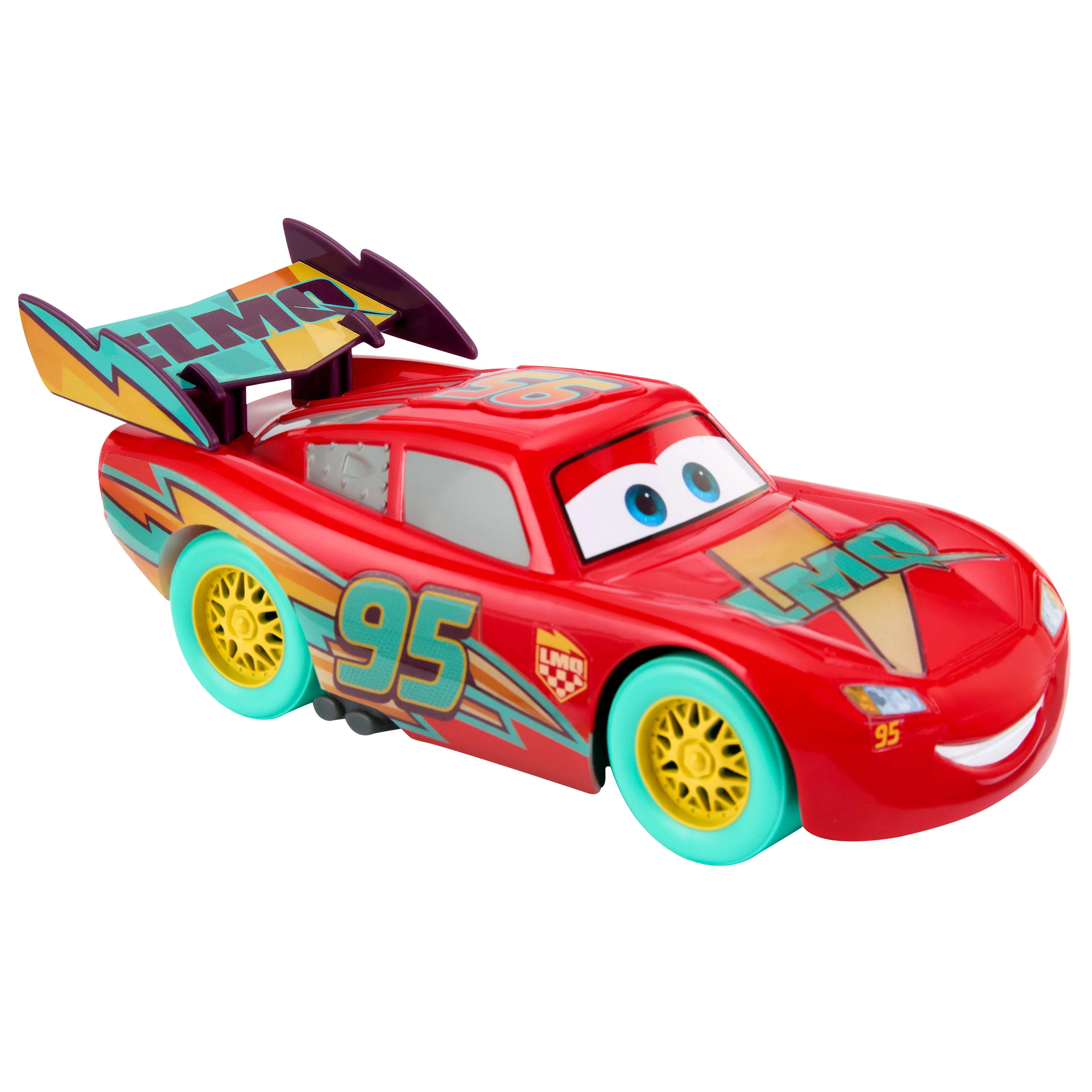 Disney And Pixar Cars Race To Celebrate Lights & Sounds Lightning Mcqueen, Large-Scale Toy Vehicle - Image 6