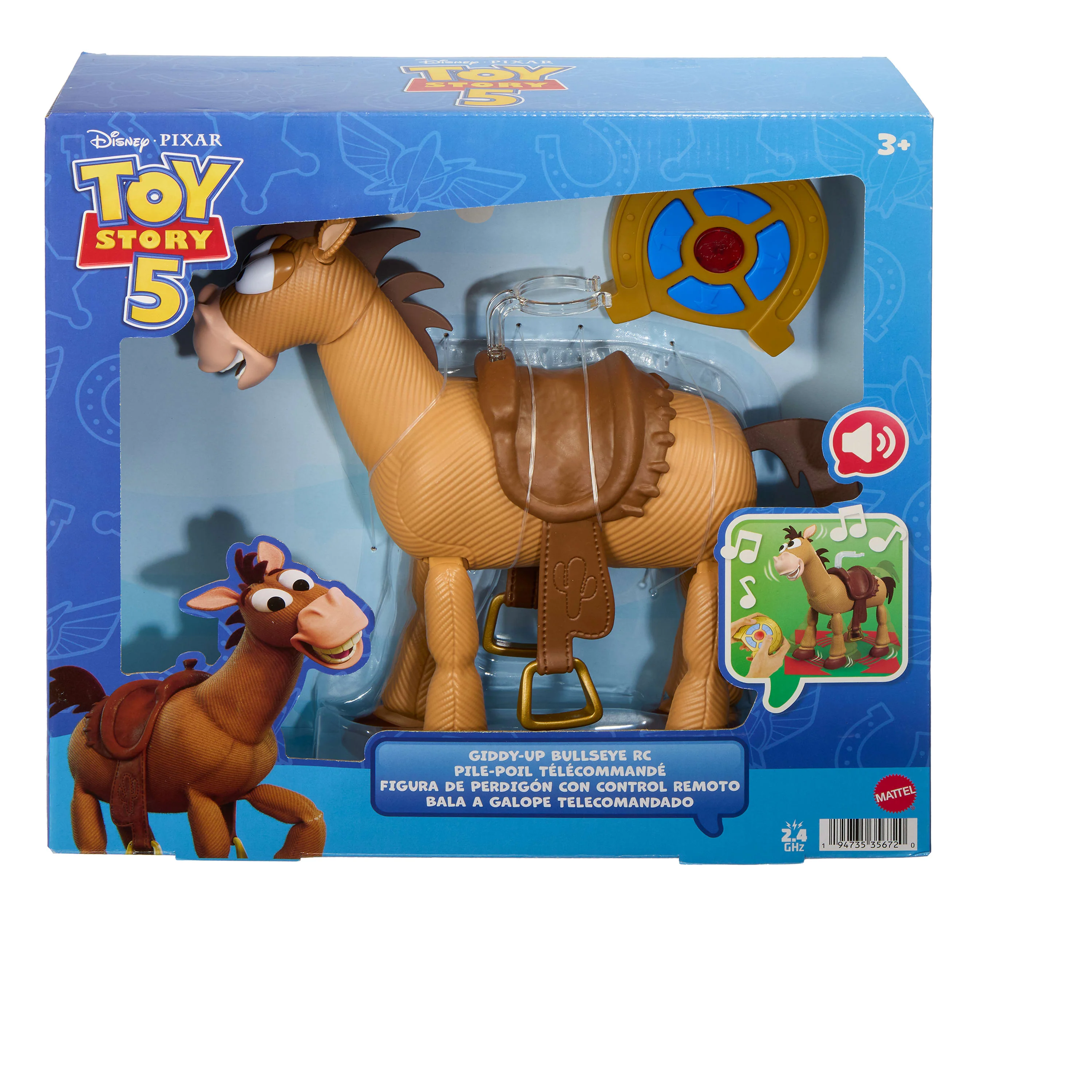 Disney And Pixar Toy Story 5 Giddy-Up Bullseye RC 12-Inch Scale Remote Controlled With Sounds - Image 6