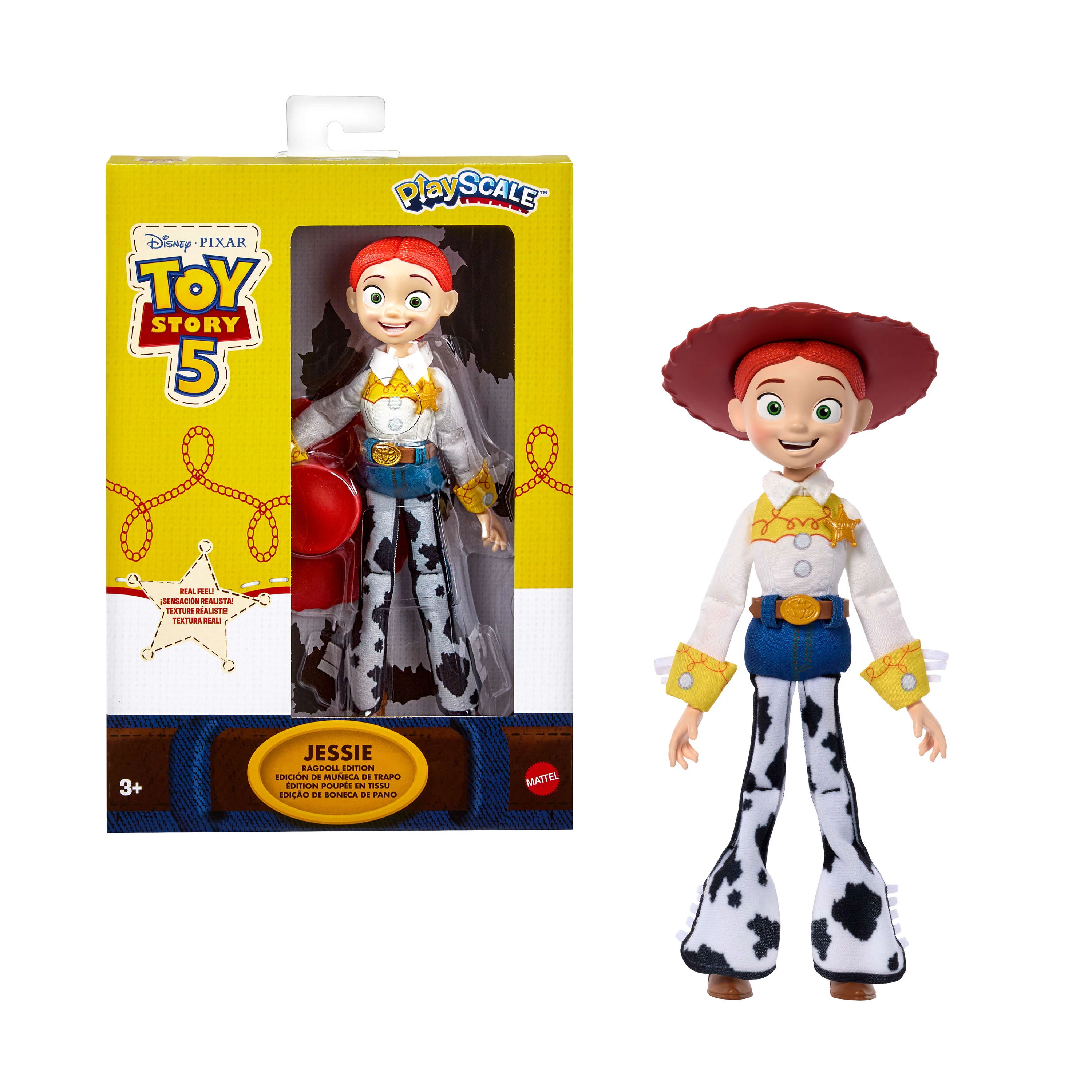 Disney And Pixar Toy Story 5 Jessie Ragdoll Edition Figure, 7 Inch Playscale Movie Accurate