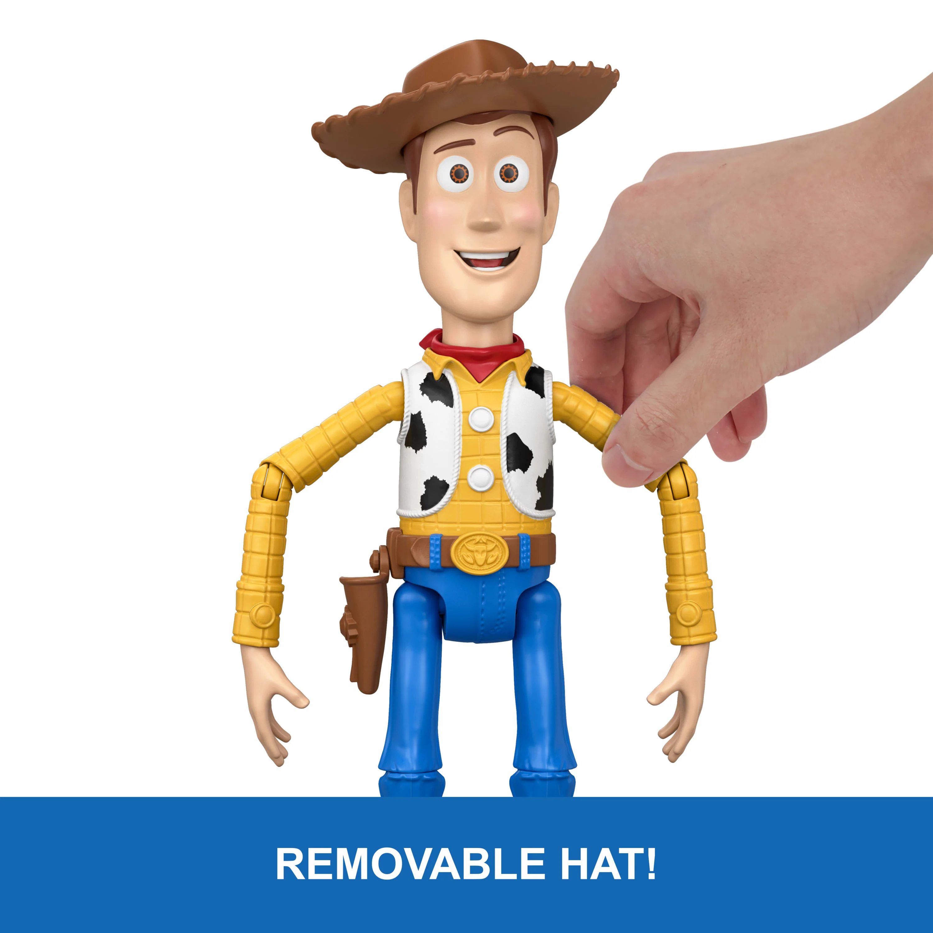 Disney And Pixar Toy Story 5 Running Woody 12 Inch Action Figure, 50 Plus Sounds - Image 4