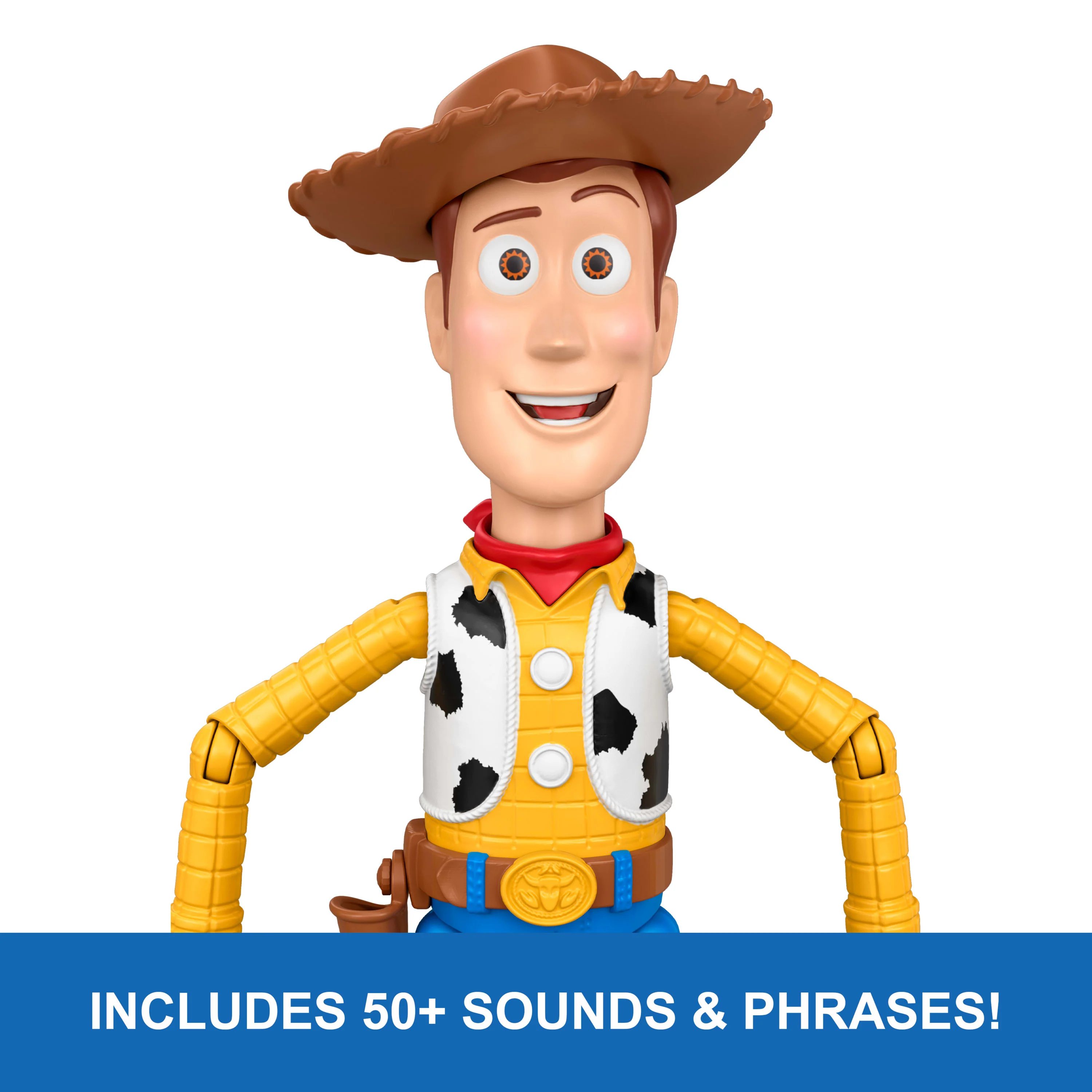 Disney And Pixar Toy Story 5 Running Woody 12 Inch Action Figure, 50 Plus Sounds - Image 5