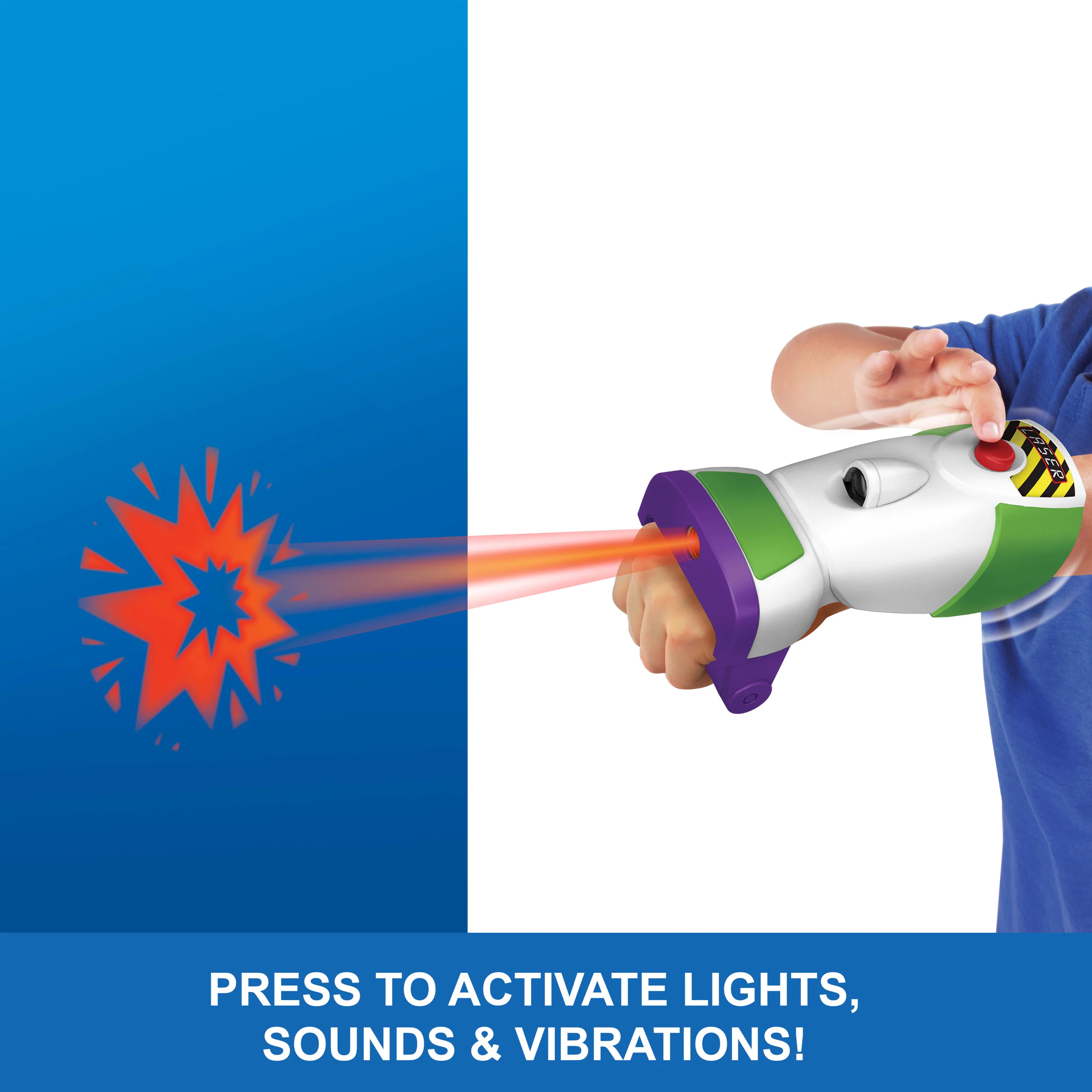 Disney And Pixar Toy Story 5 Space Ranger Laser Gauntlet Buzz Lightyear Roleplay Item With 35+ Lights And Sounds - Image 4