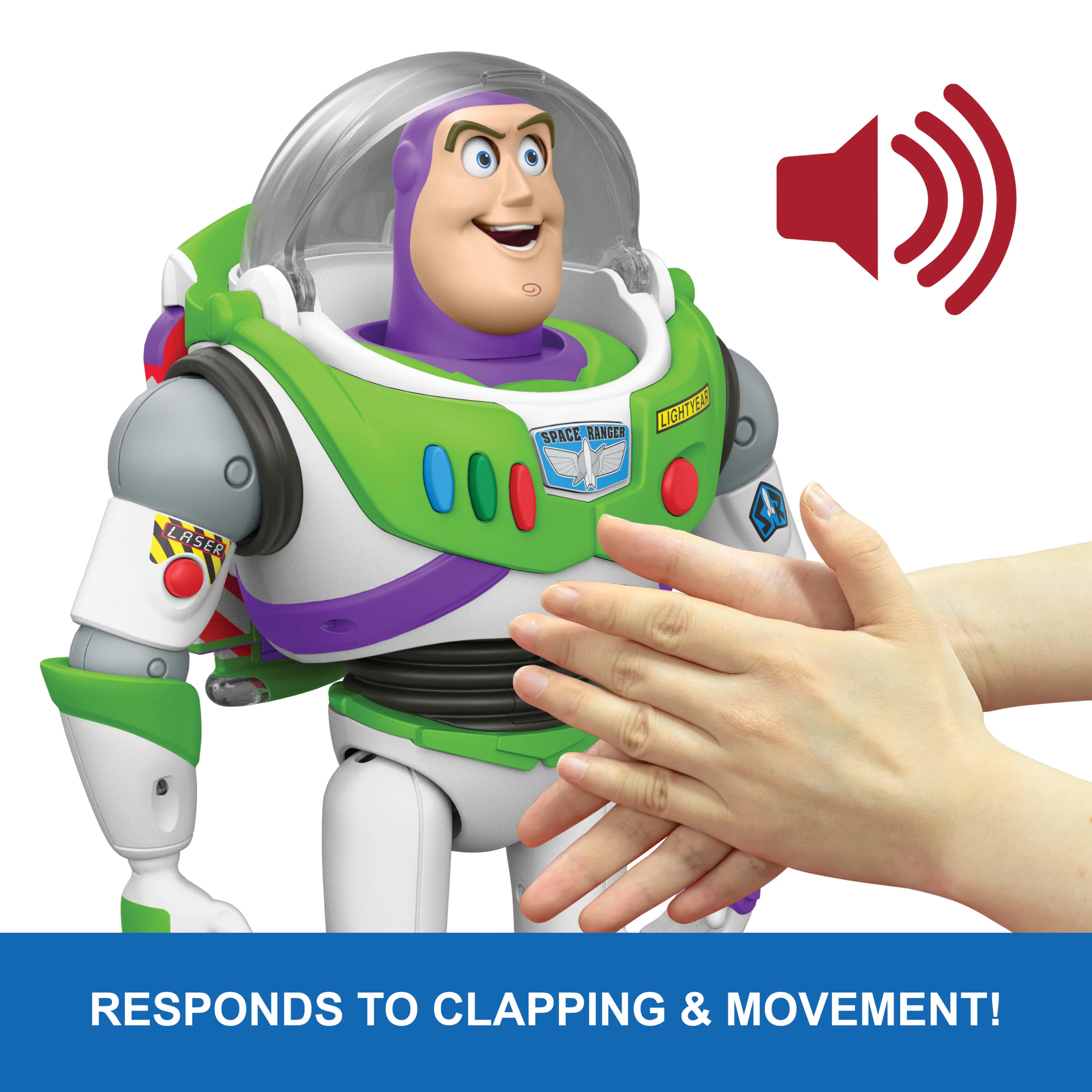 Disney And Pixar Toy Story 5 Ultimate Action Buzz Lightyear Figure With Animated Mode 12 Inch - Image 4