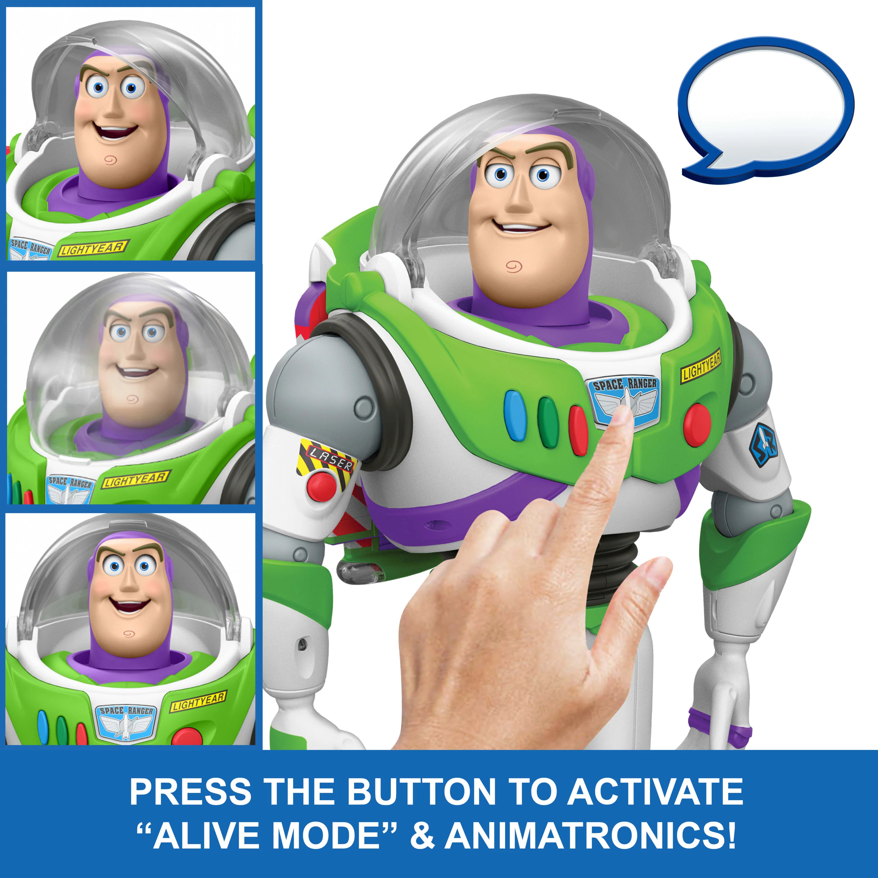 Disney And Pixar Toy Story 5 Ultimate Action Buzz Lightyear Figure - Image 3