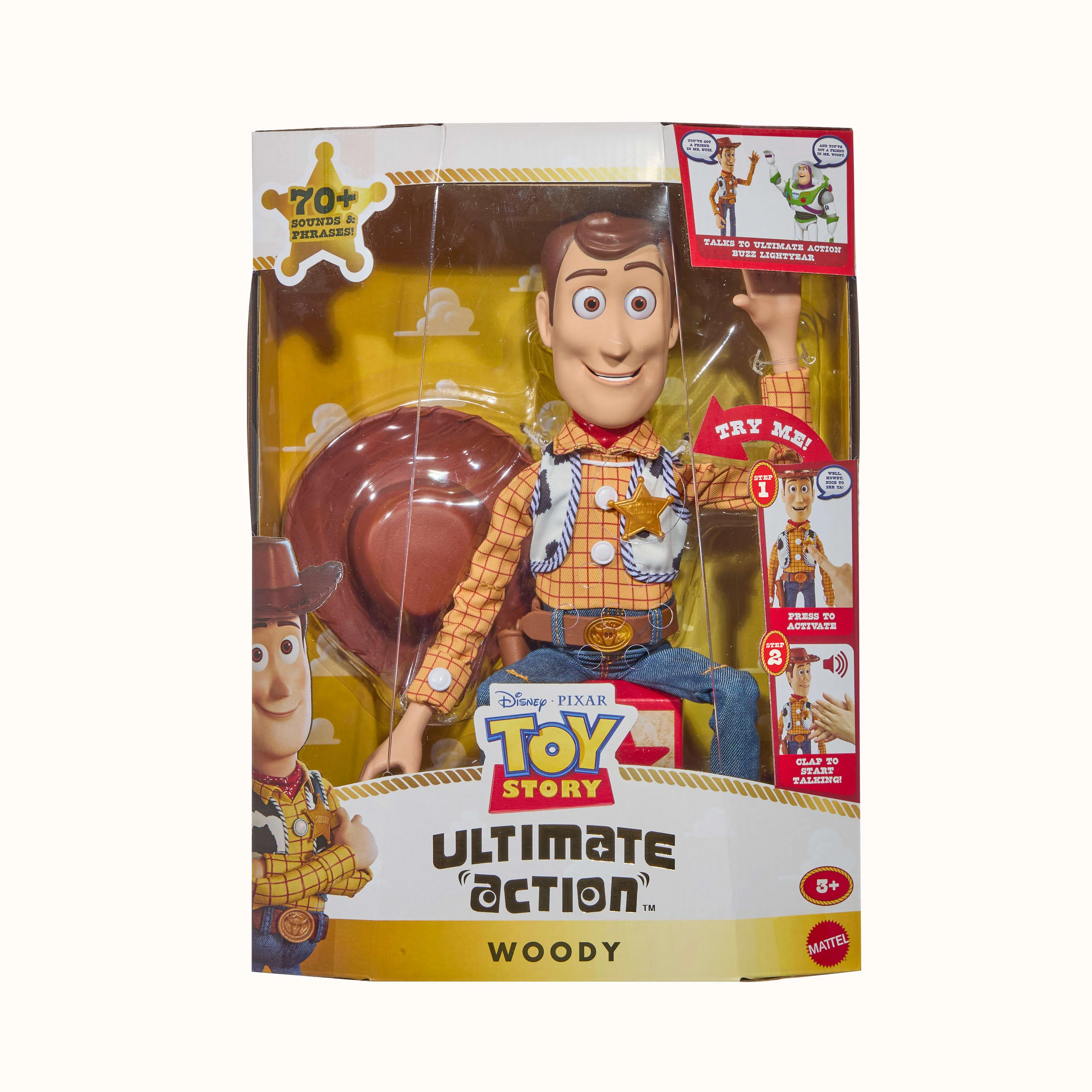 Disney And Pixar Toy Story 5 Ultimate Action Woody Figure, Simple & Animated Mode, 16 Inch Posable - Image 6