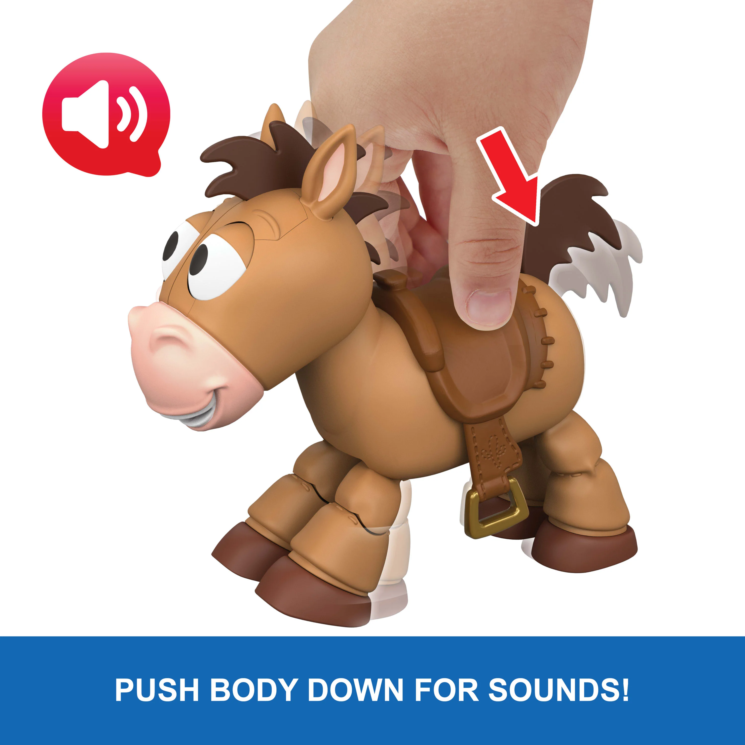 Disney And Pixar Toy Story Lil Partner Bullseye Posing Horse Figure With Sounds - Image 3