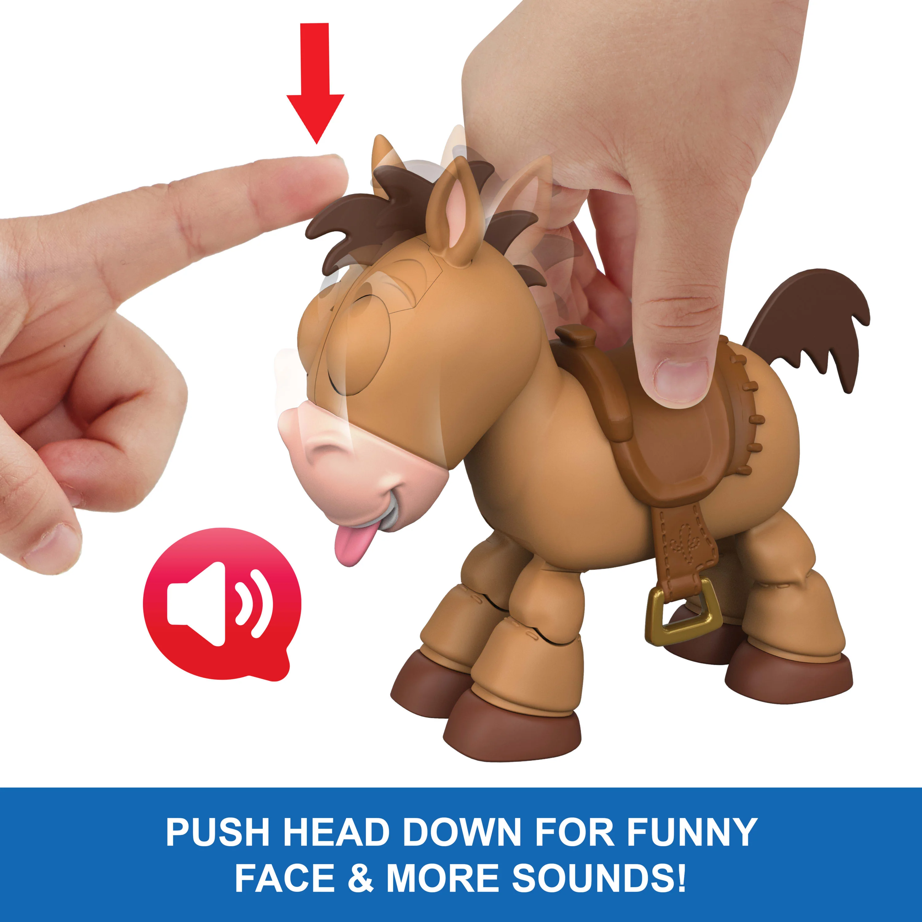 Disney And Pixar Toy Story Lil Partner Bullseye Posing Horse Figure With Sounds - Image 4