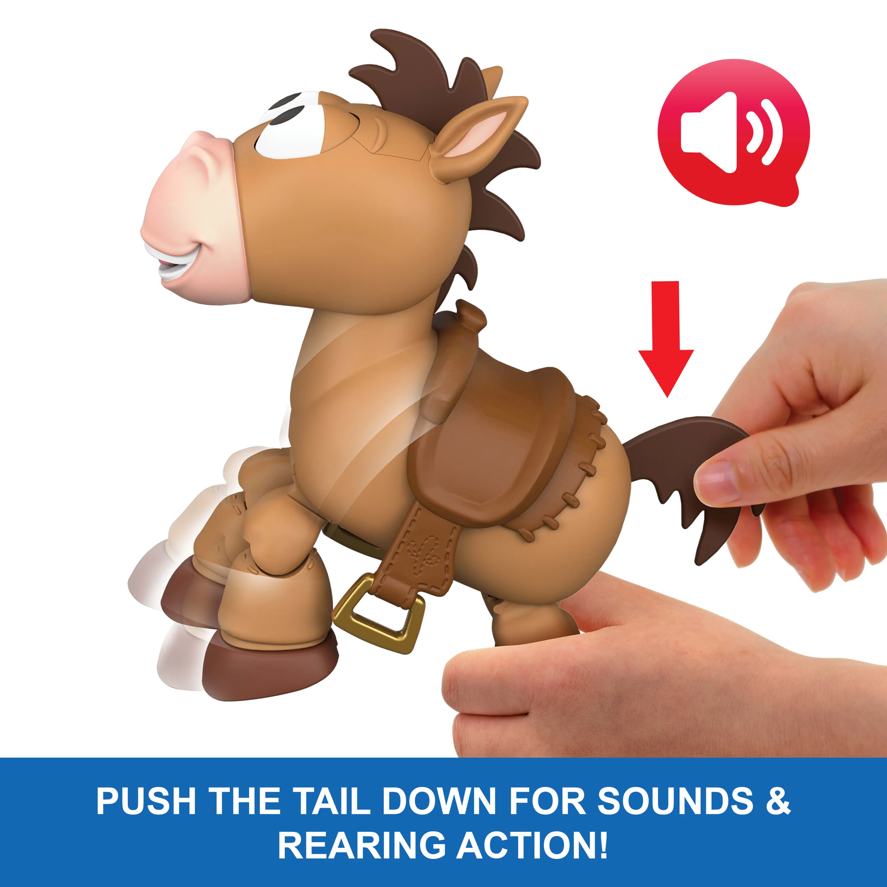 Disney And Pixar Toy Story Lil Partner Bullseye Posing Horse Figure With Sounds - Image 5