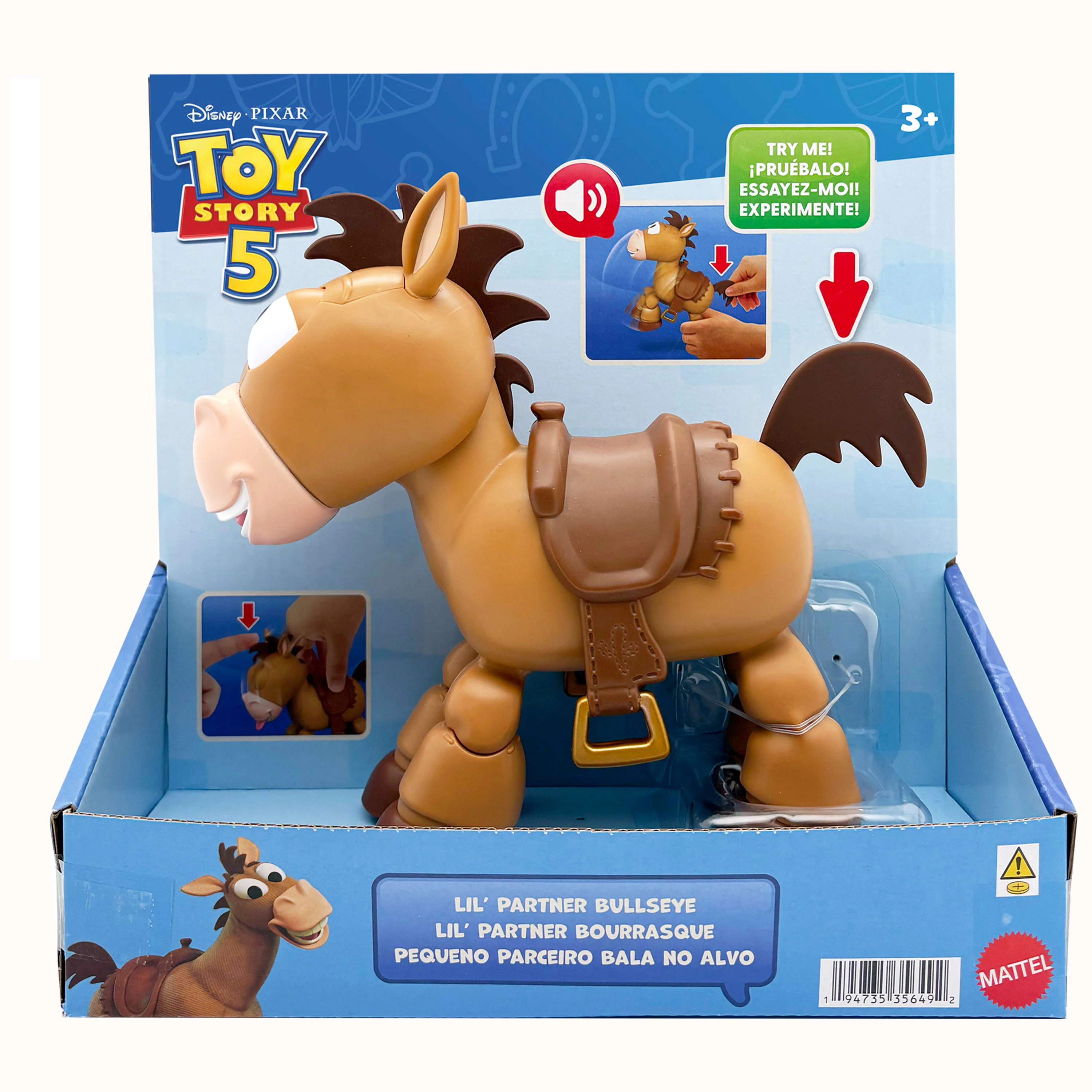 Disney And Pixar Toy Story Lil Partner Bullseye Posing Horse Figure With Sounds - Image 6
