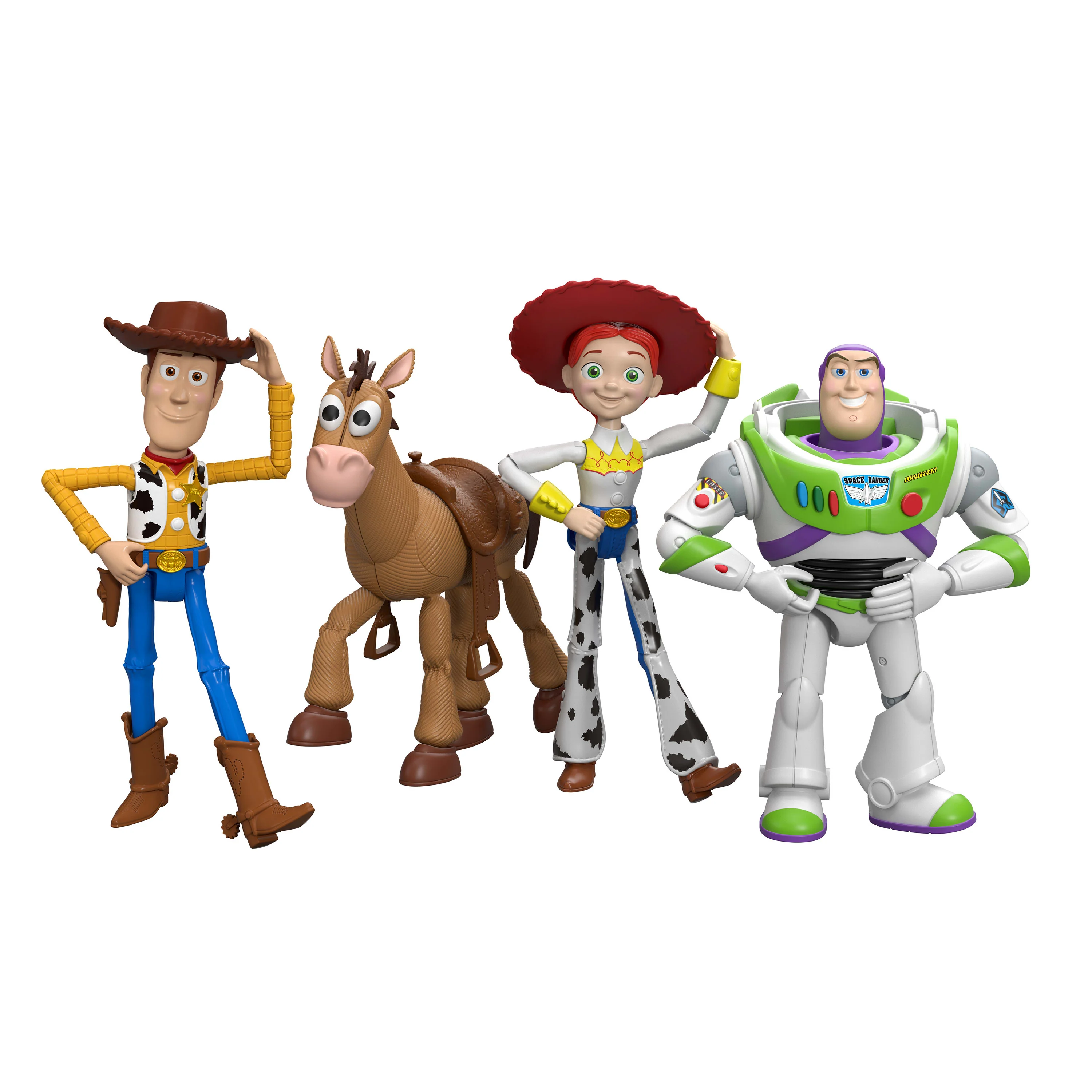 Disney And Pixar Toy Story Woody Jessie Bullseye & Buzz 7 Inch Figures, Andys Room - Image 2