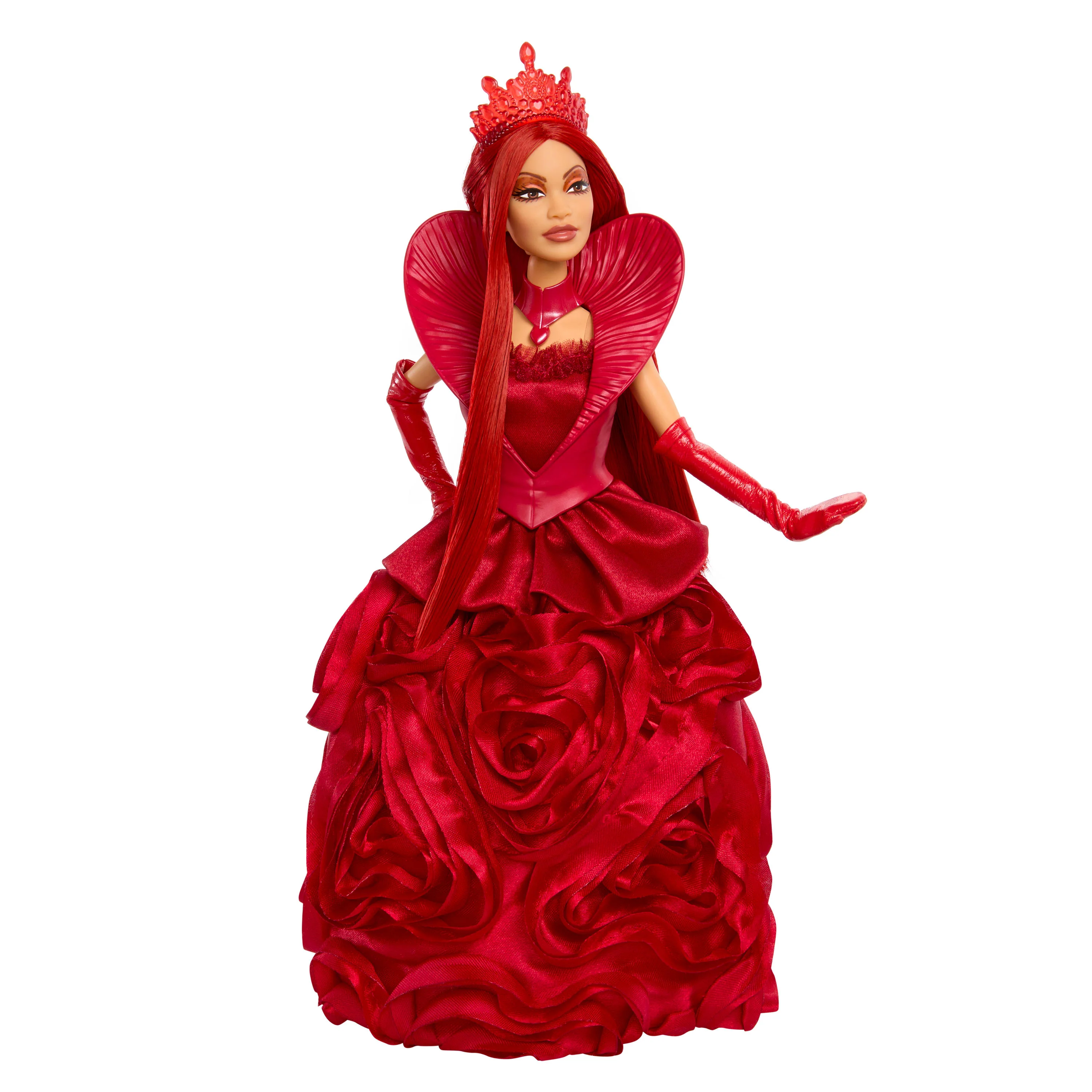 Disney Descendants: The Rise Of Red Queen Of Hearts Fashion Doll With Movie-Inspired Royal Rose Gown & Accessories - Image 6