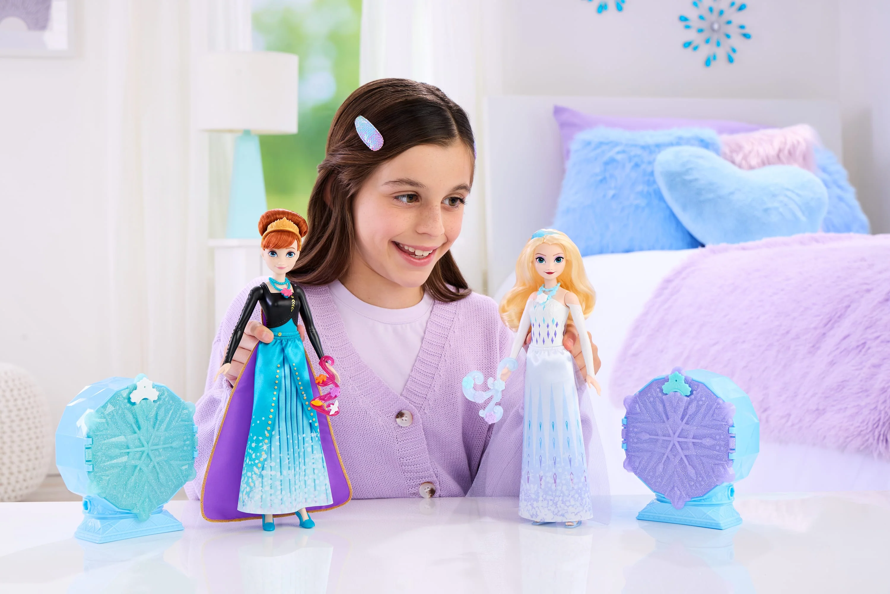 Disney Frozen Frozen Fashion Dolls Boneca Reveal Elsa - Image 2