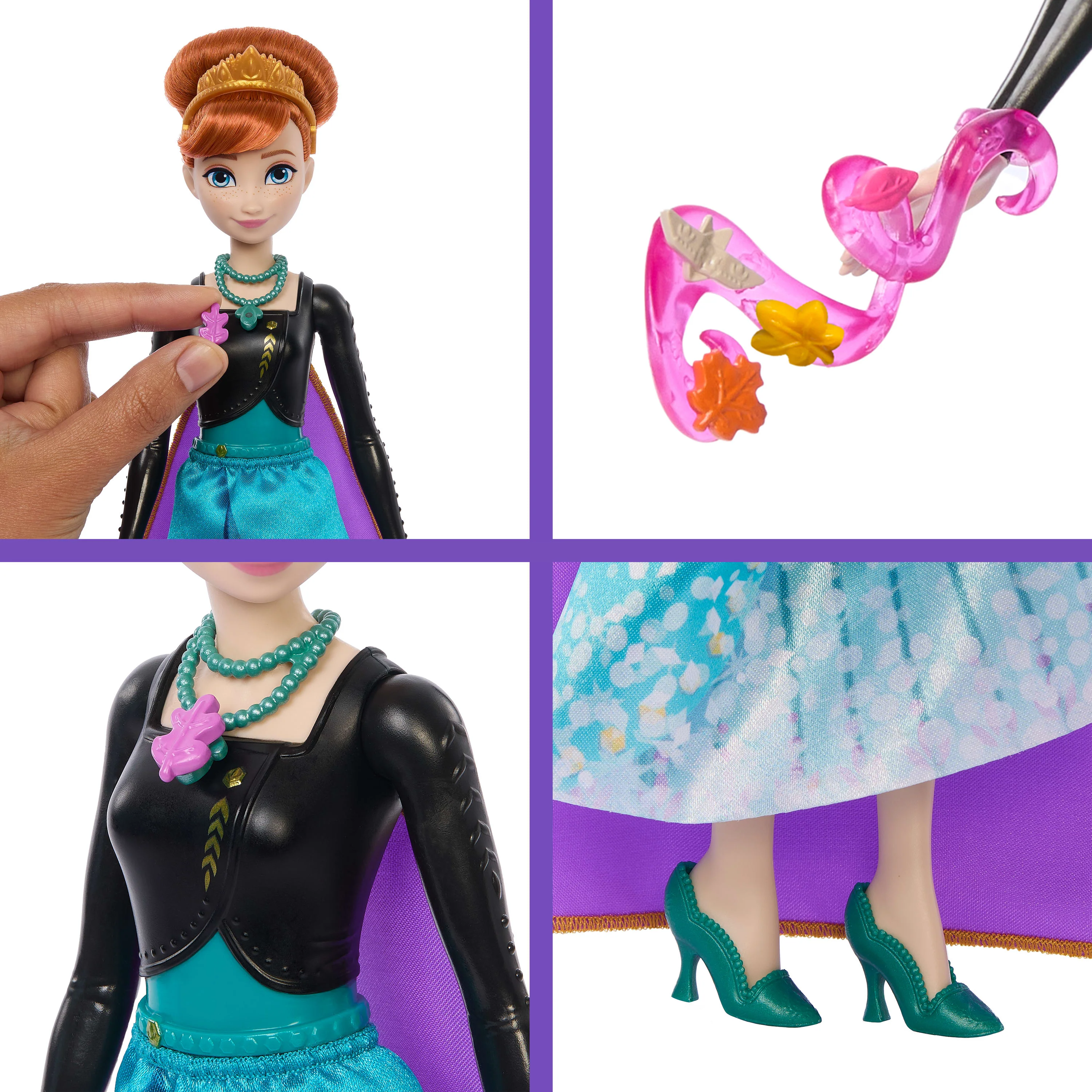Disney Frozen Frozen Fashion Dolls Muñeca Disney Frozen Reveal Anna - Image 3