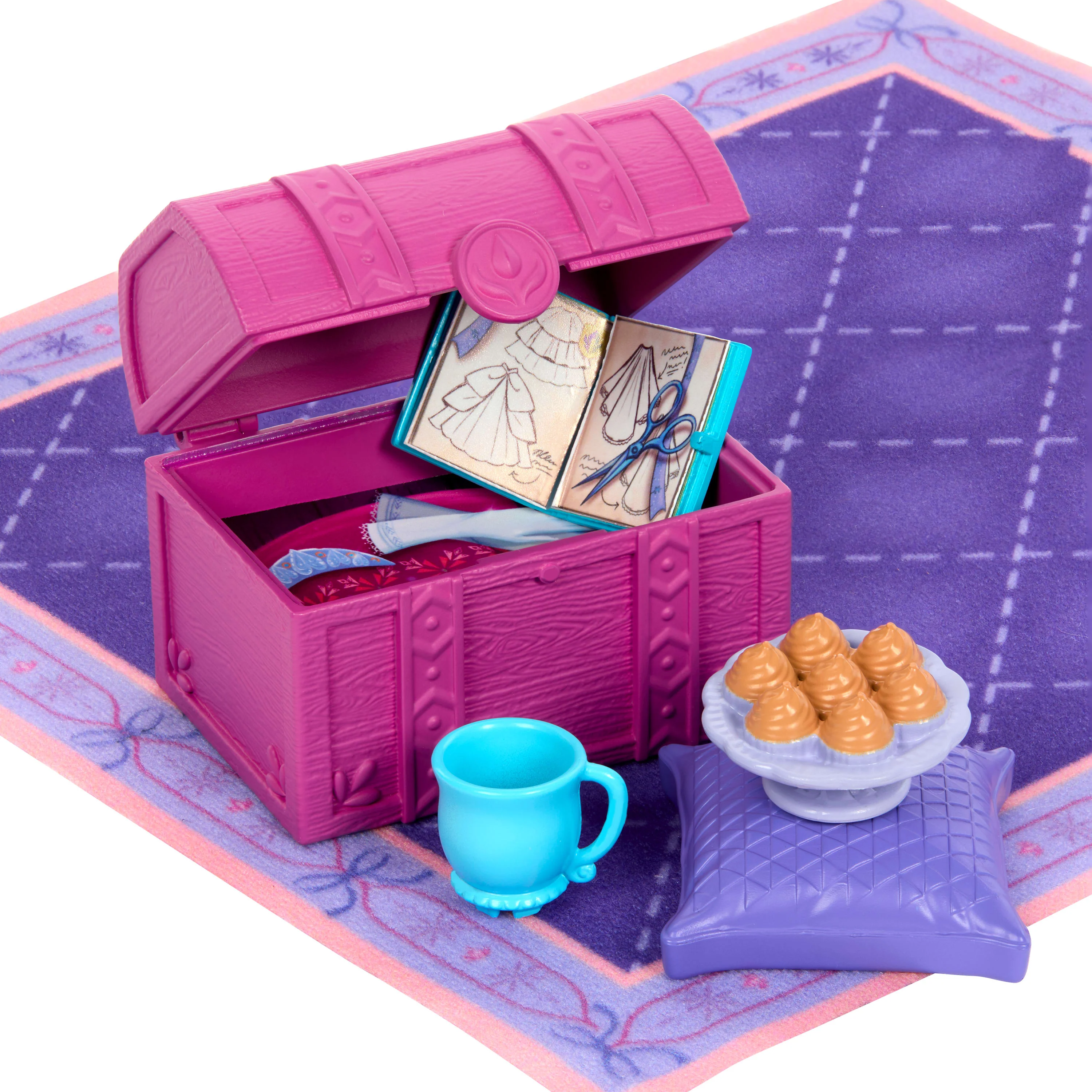 Disney Frozen Slumber Sister Set With Anna & Elsa Fashion Dolls, Olaf & 14 Accessories - Image 4