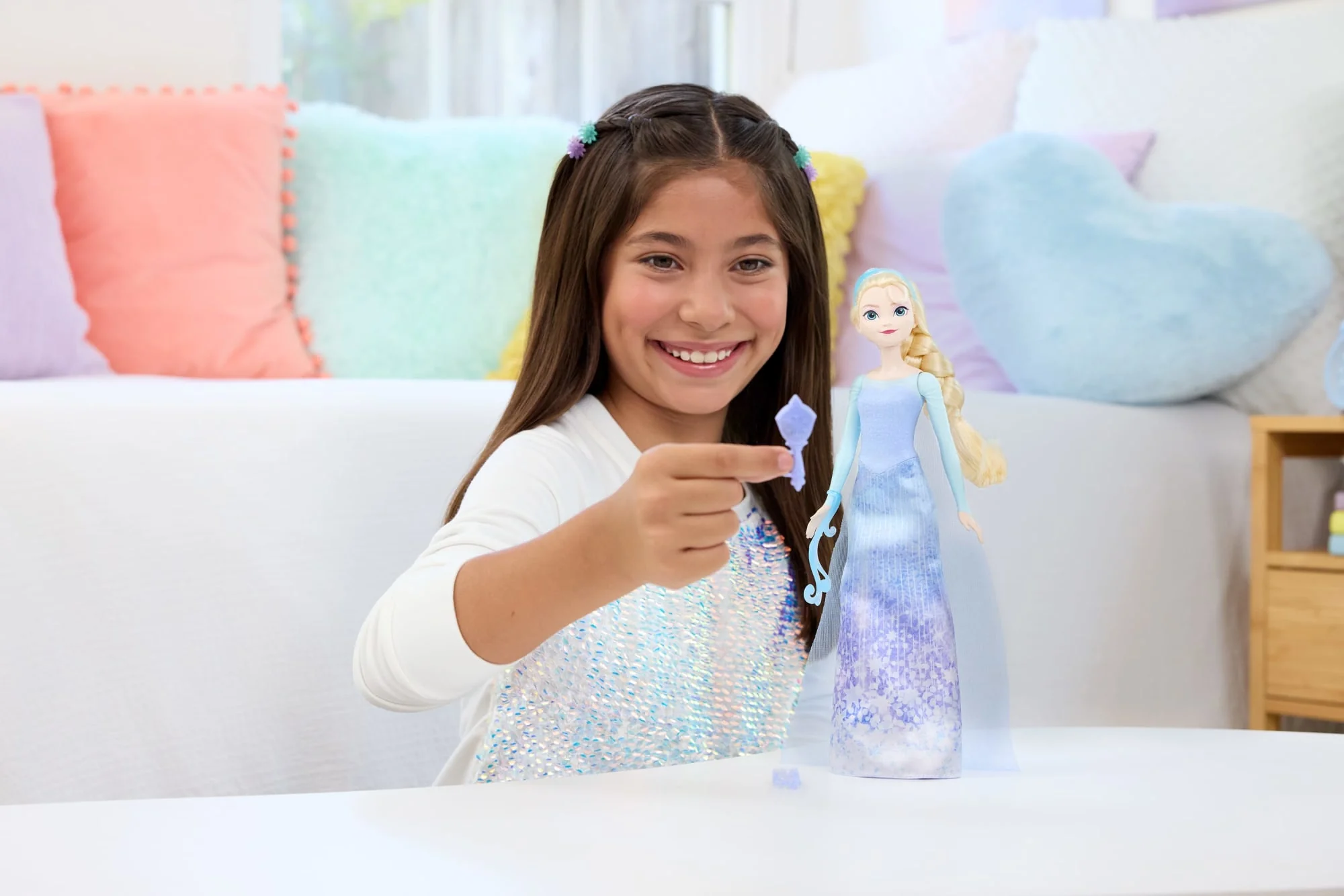 Disney La Reine des Neiges Spin & Reveal Poupée Mode Elsa - Image 2