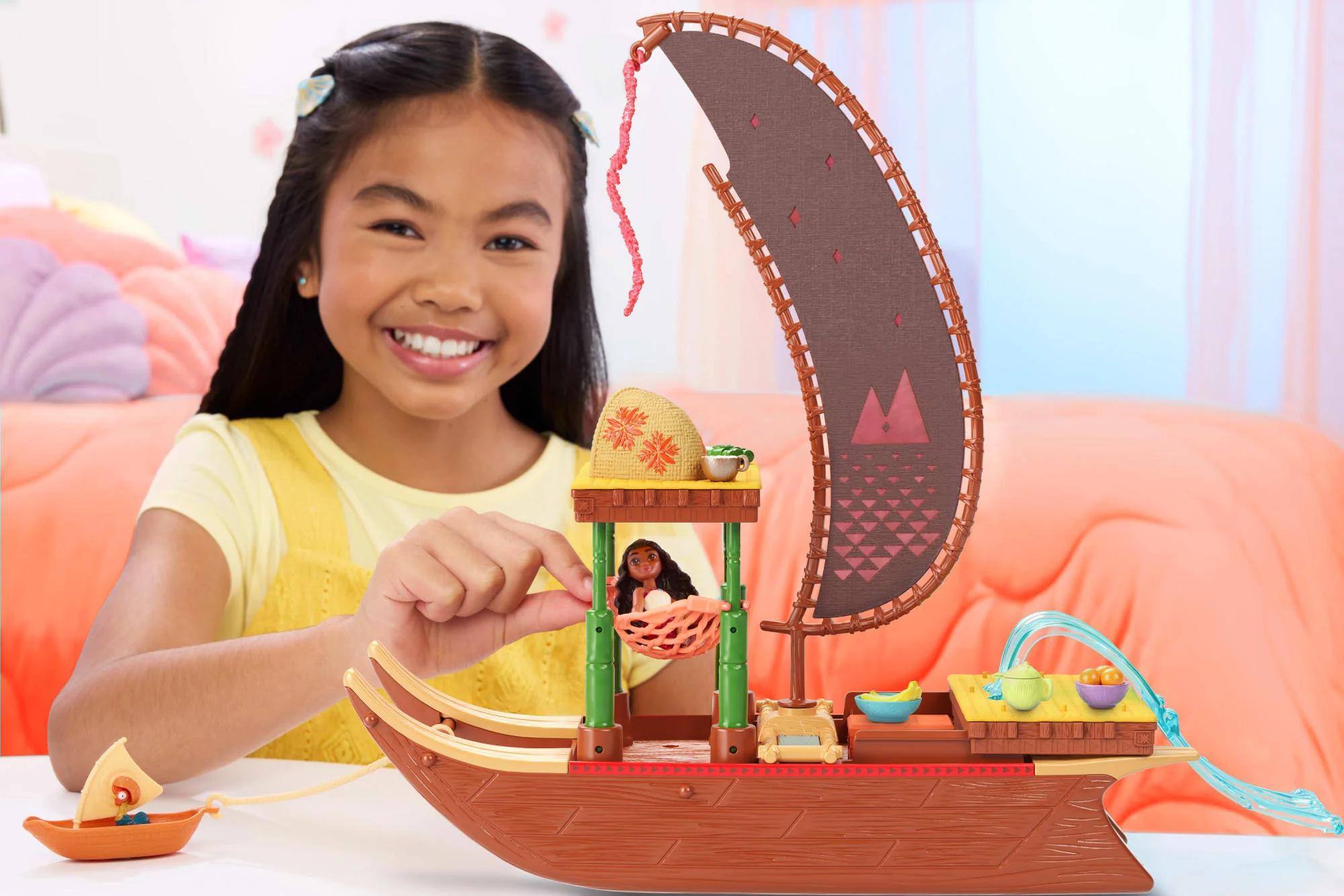 Disney Moana 2 Coffret de Jeu Canot D’Aventure de Moana - Image 2