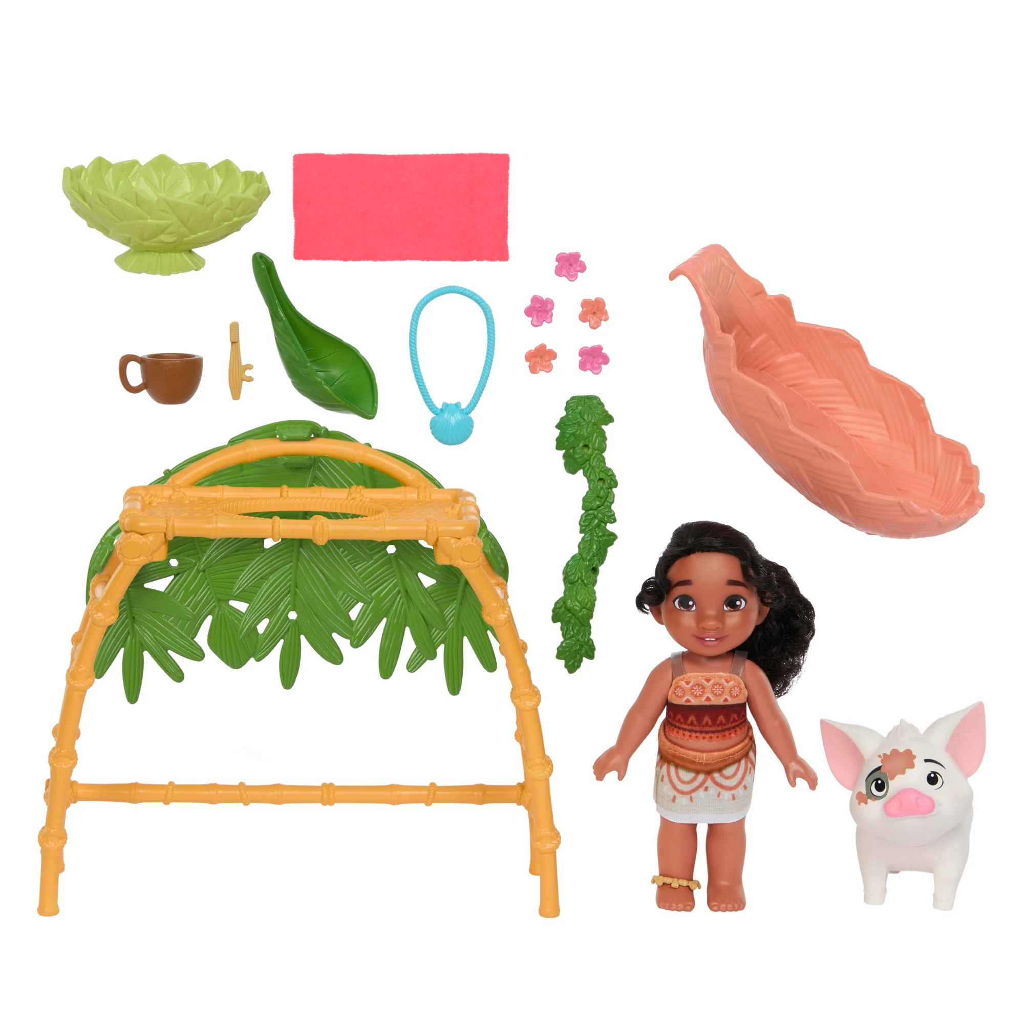 Disney Moana 2 Coffret de Jeu Plaisirs du Bain de Simea et Pua - Image 6