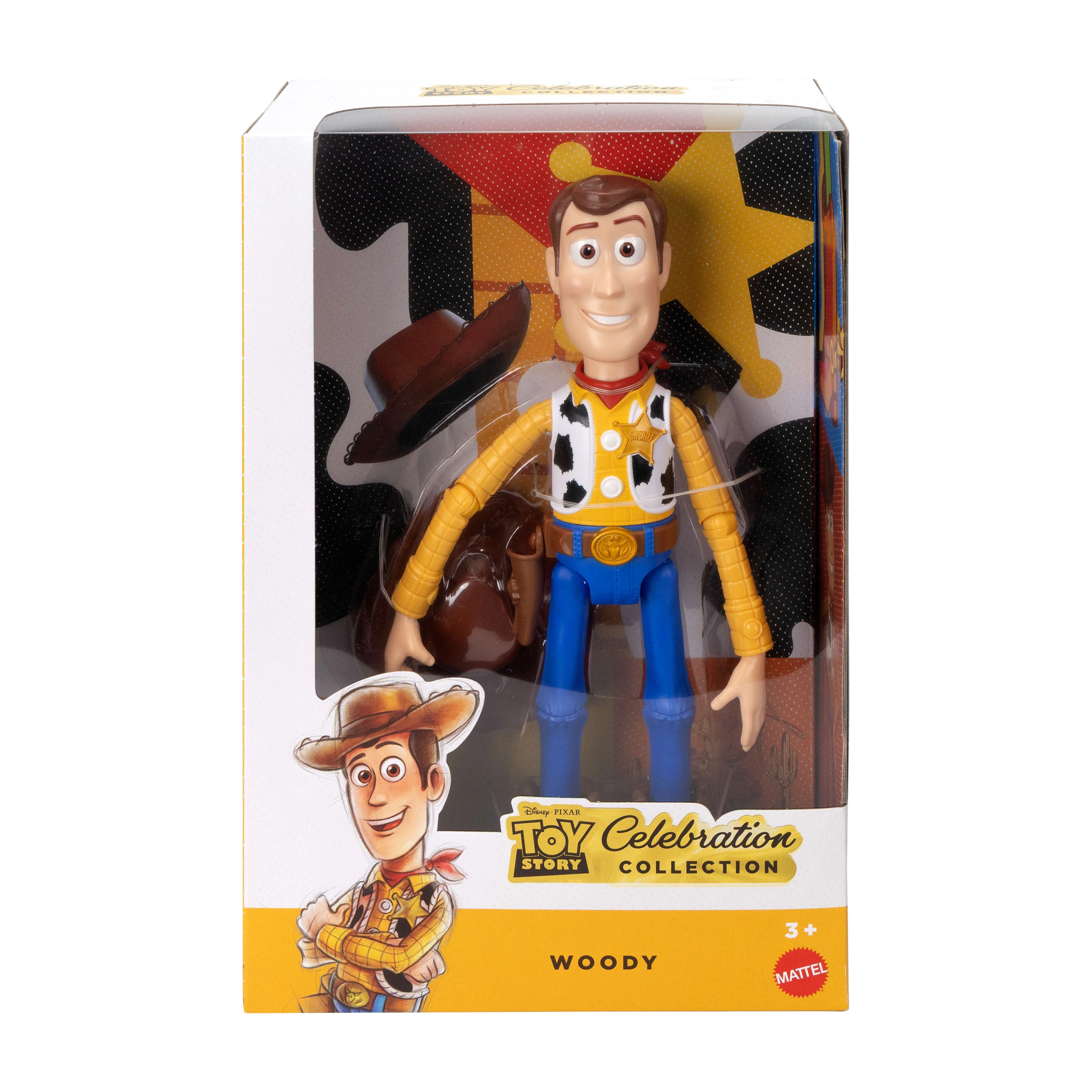 Figura de Ação Disney Pixar Toy Story 5 Woody Vintage de 12 Polegadas - Image 6
