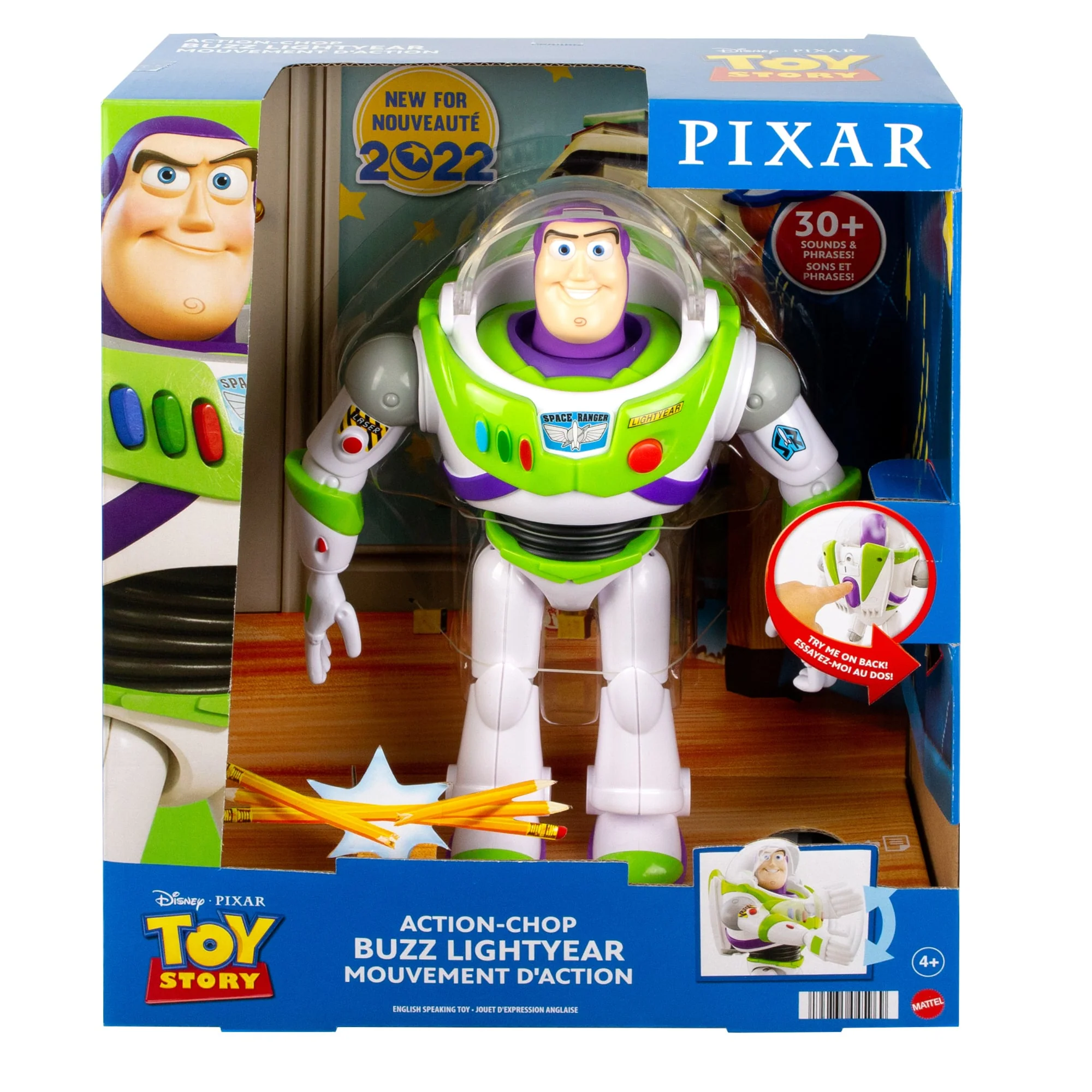 Disney Pixar Toy Story Action Chop Buzz Lightyear 10-inch Figure - Image 6