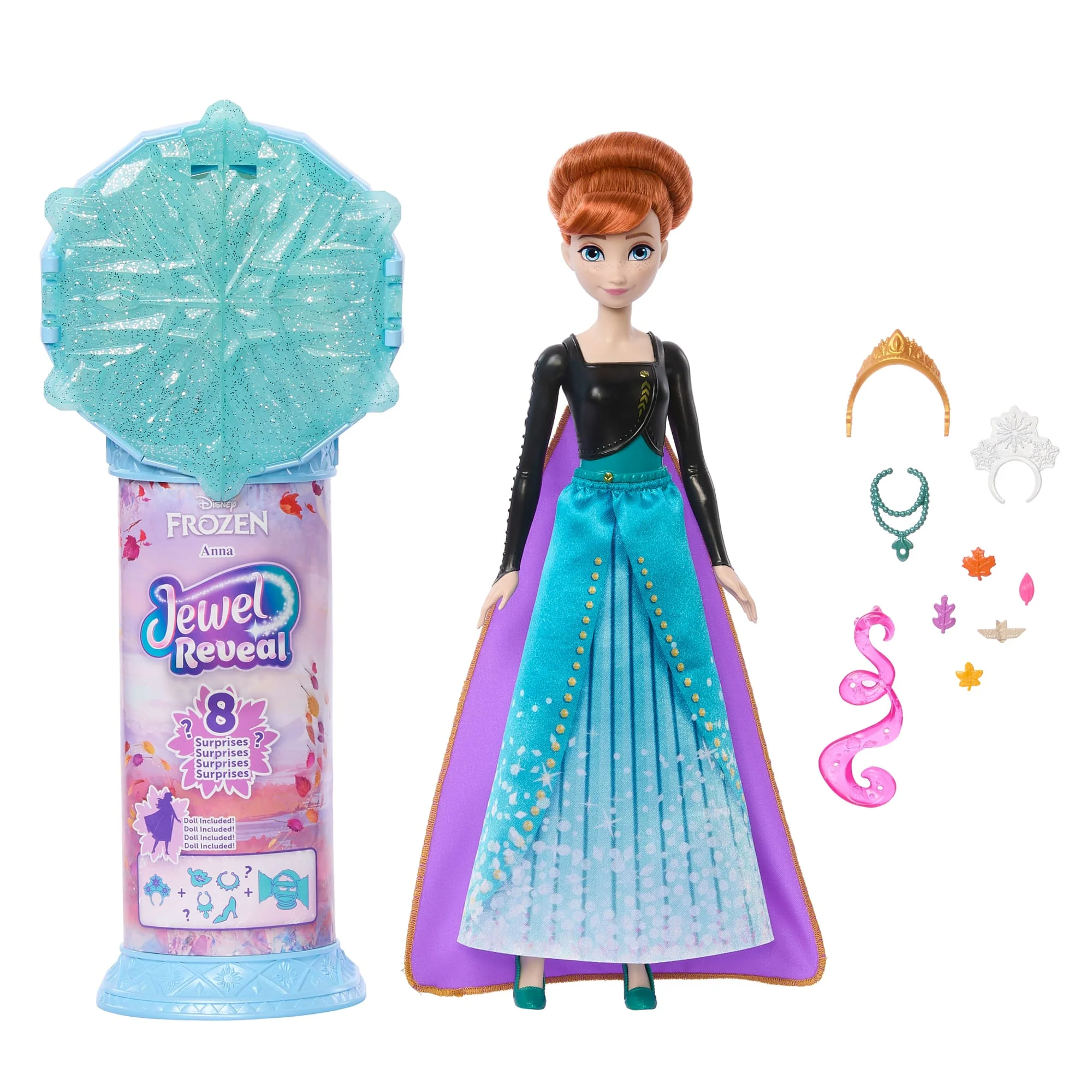 Disney Poupée Jewel Reveal Anna La Reine des Neiges - Image 5