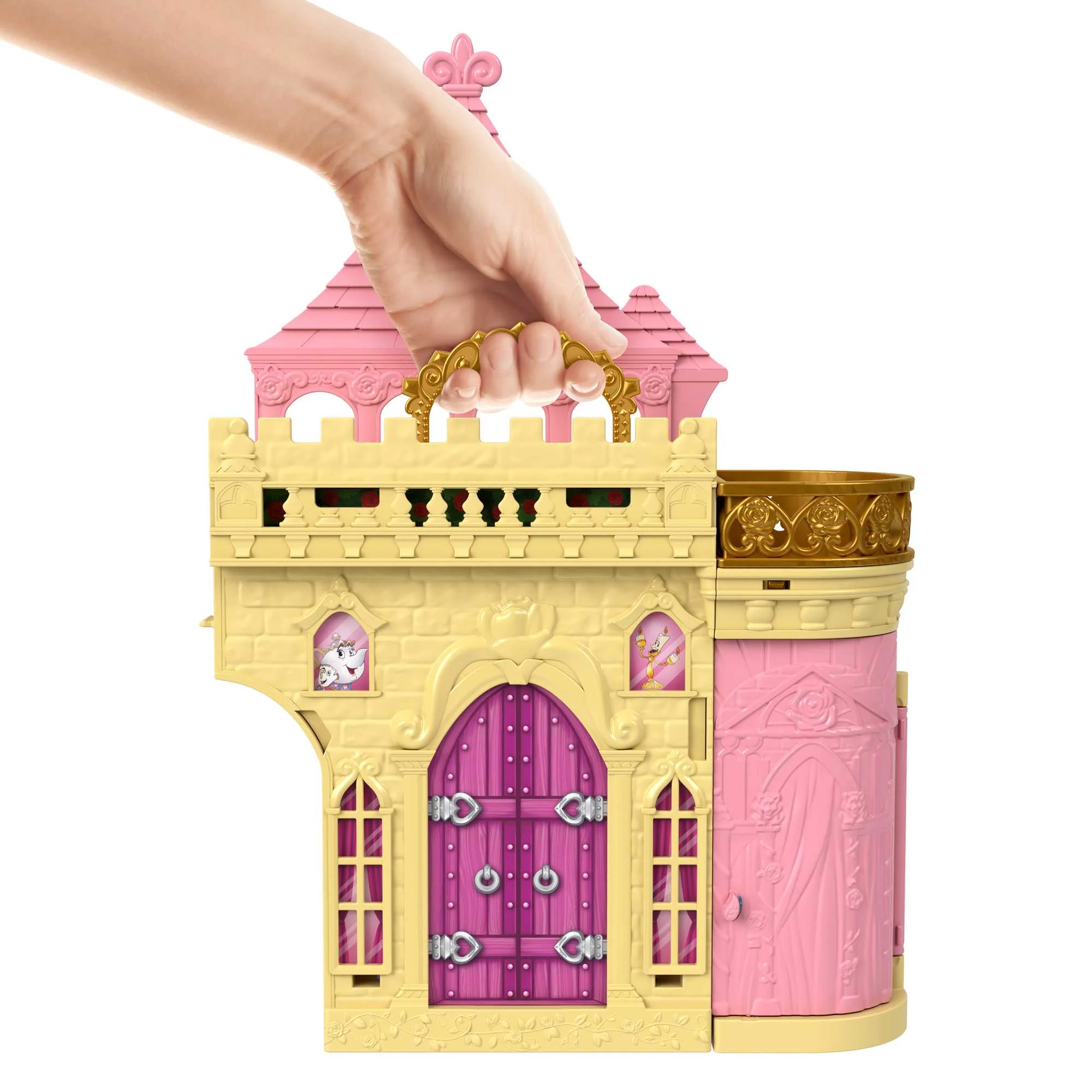 Disney Princesa Casa de Muñecas Castillo de Bella Apilable - Image 3